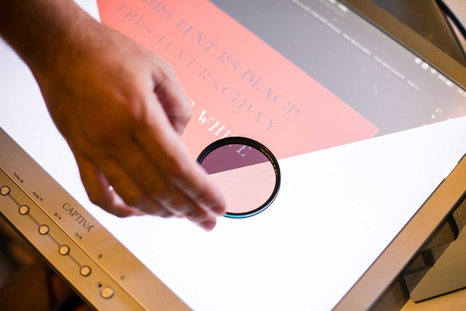 Prototyping with polarizing filters