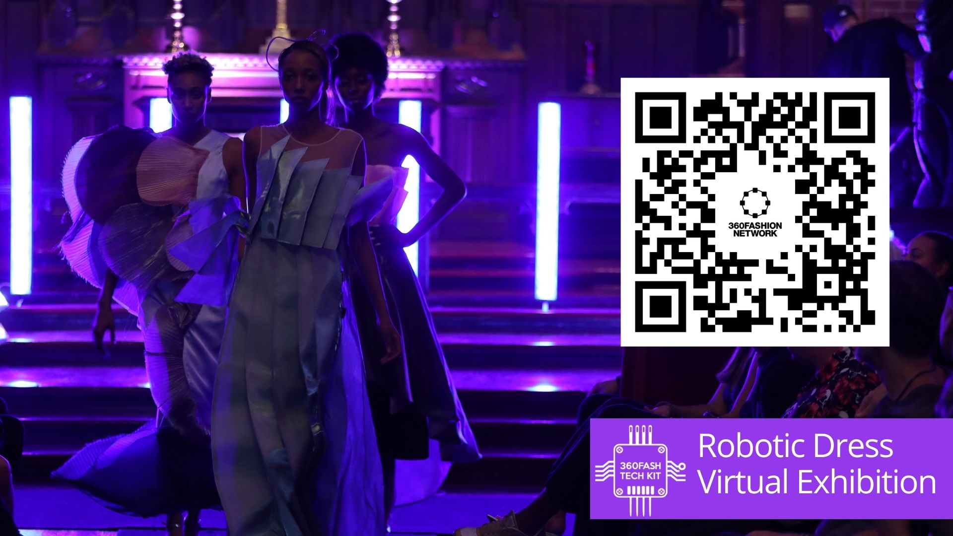 QR code to scan with mobile to download exhibition