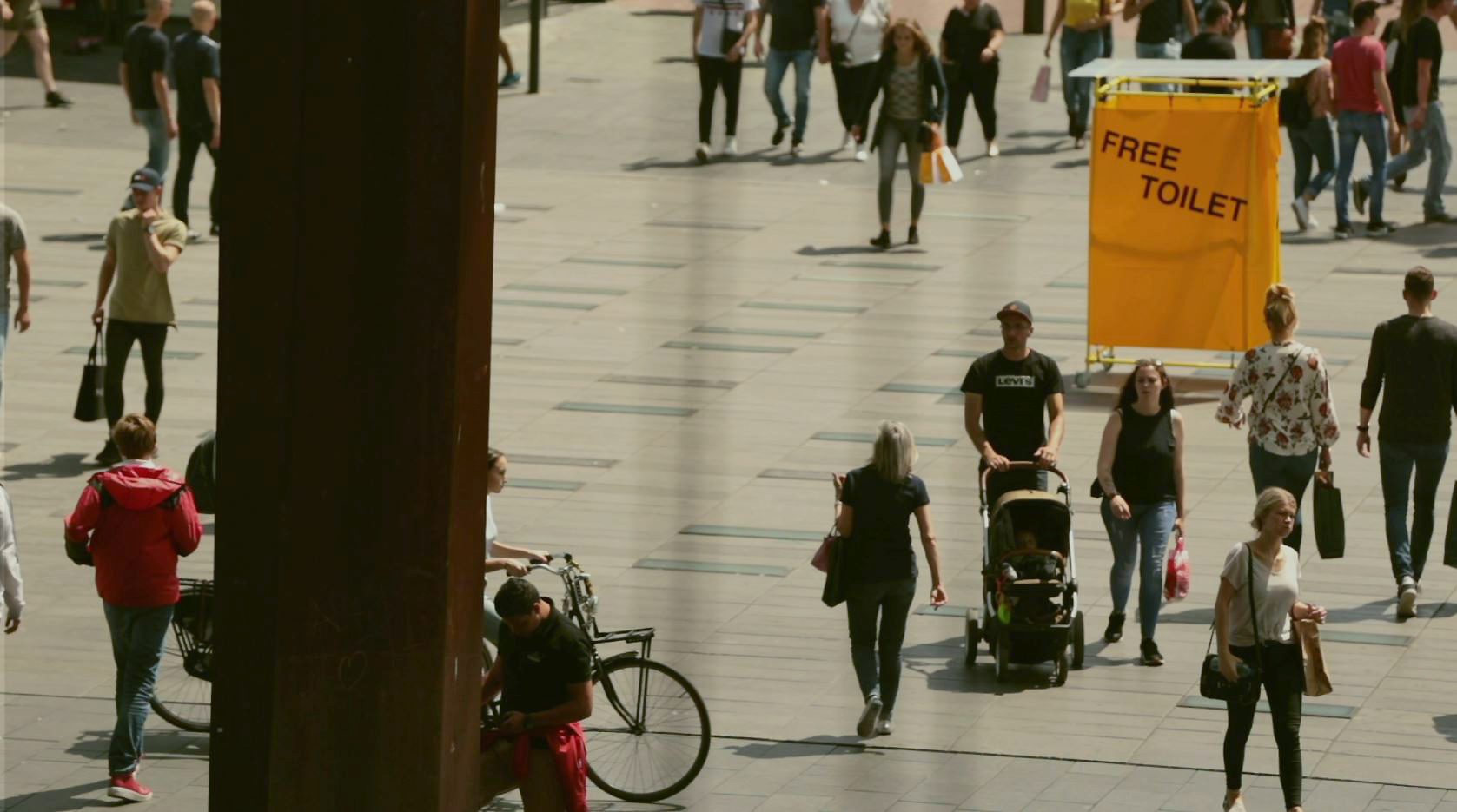 Yellowspot in the city center of Eindhoven