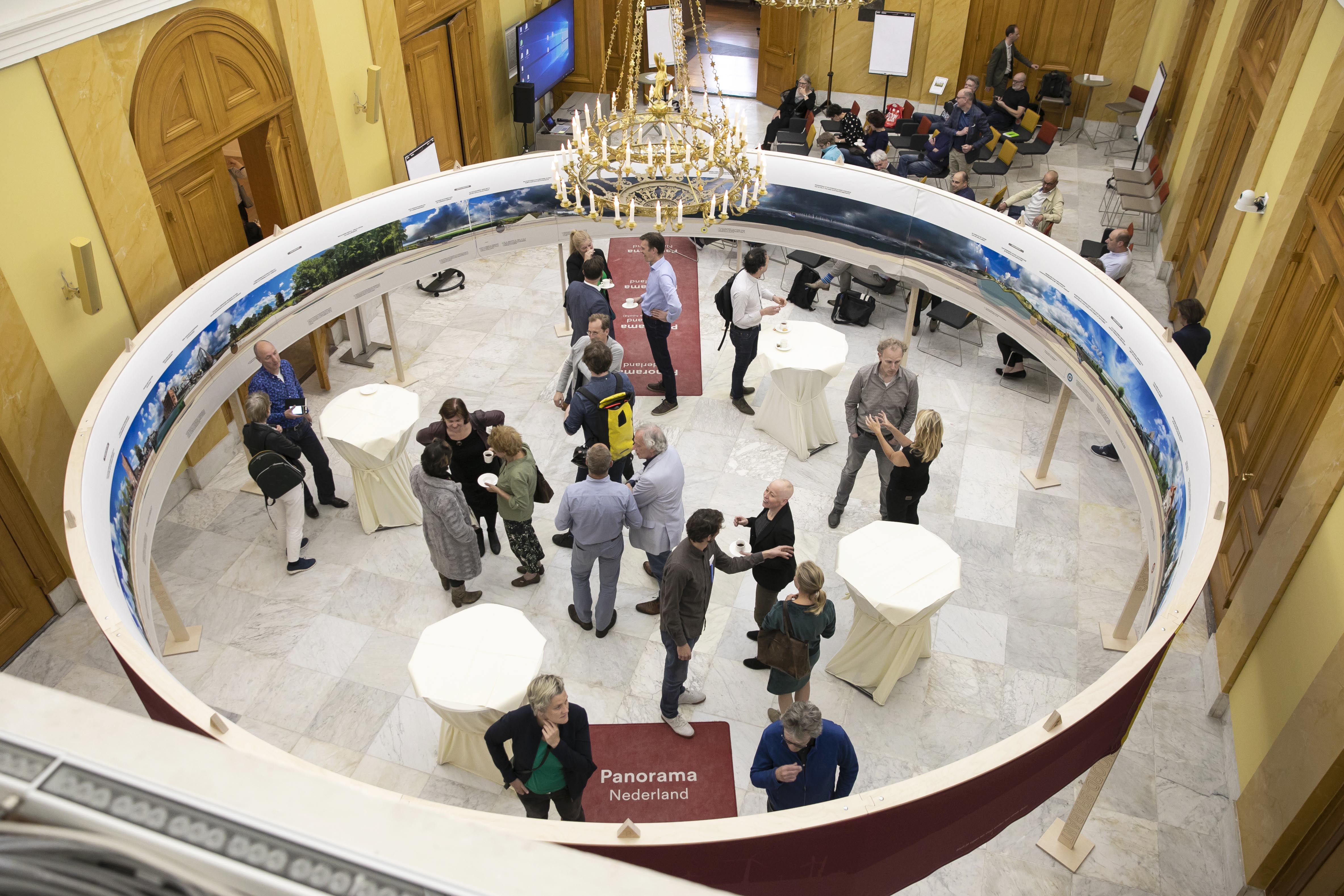 Panorama Nederland in het Stadhuis van Utrecht