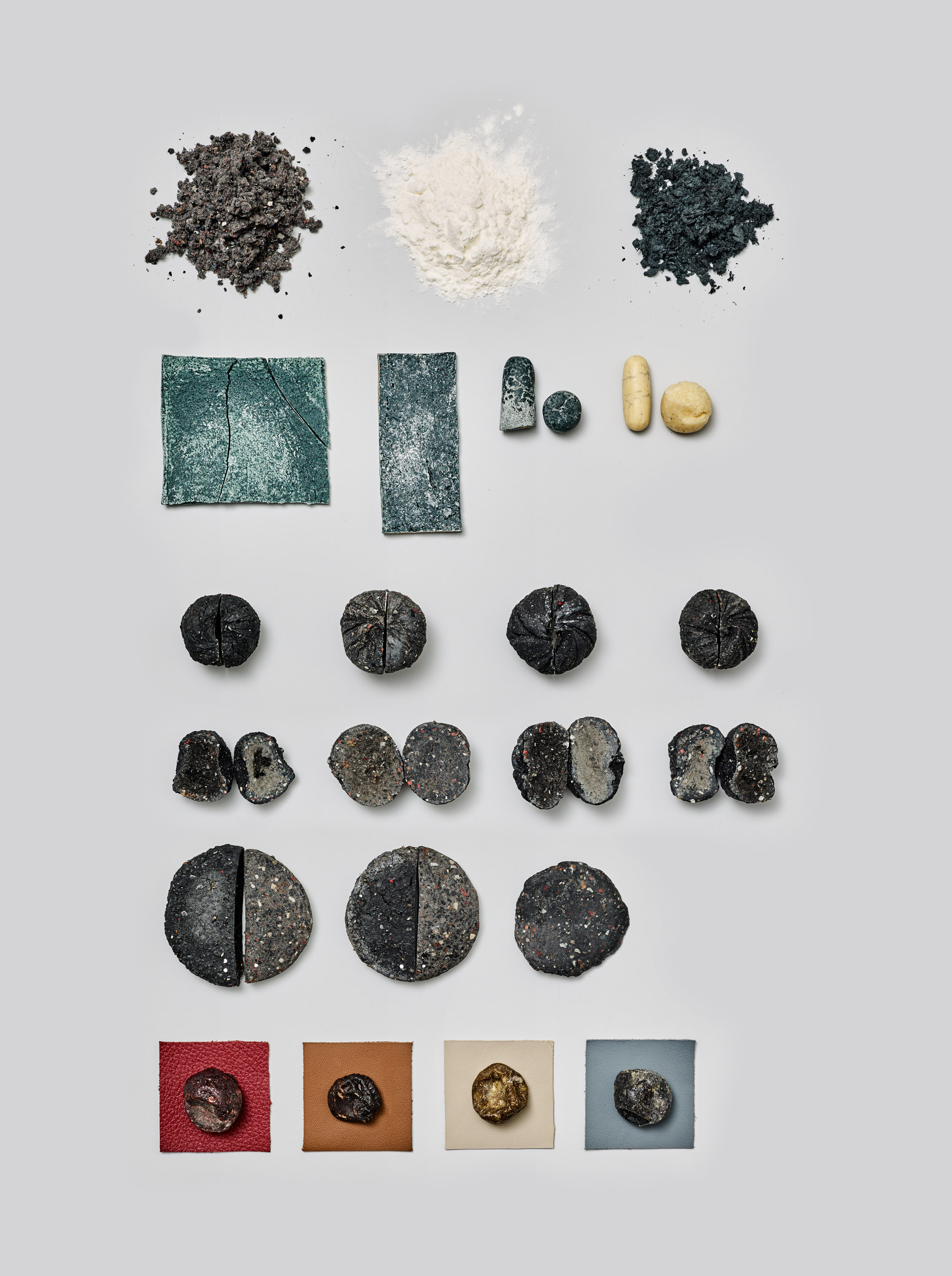 samples Michelle Baggerman - Material Sense LAB