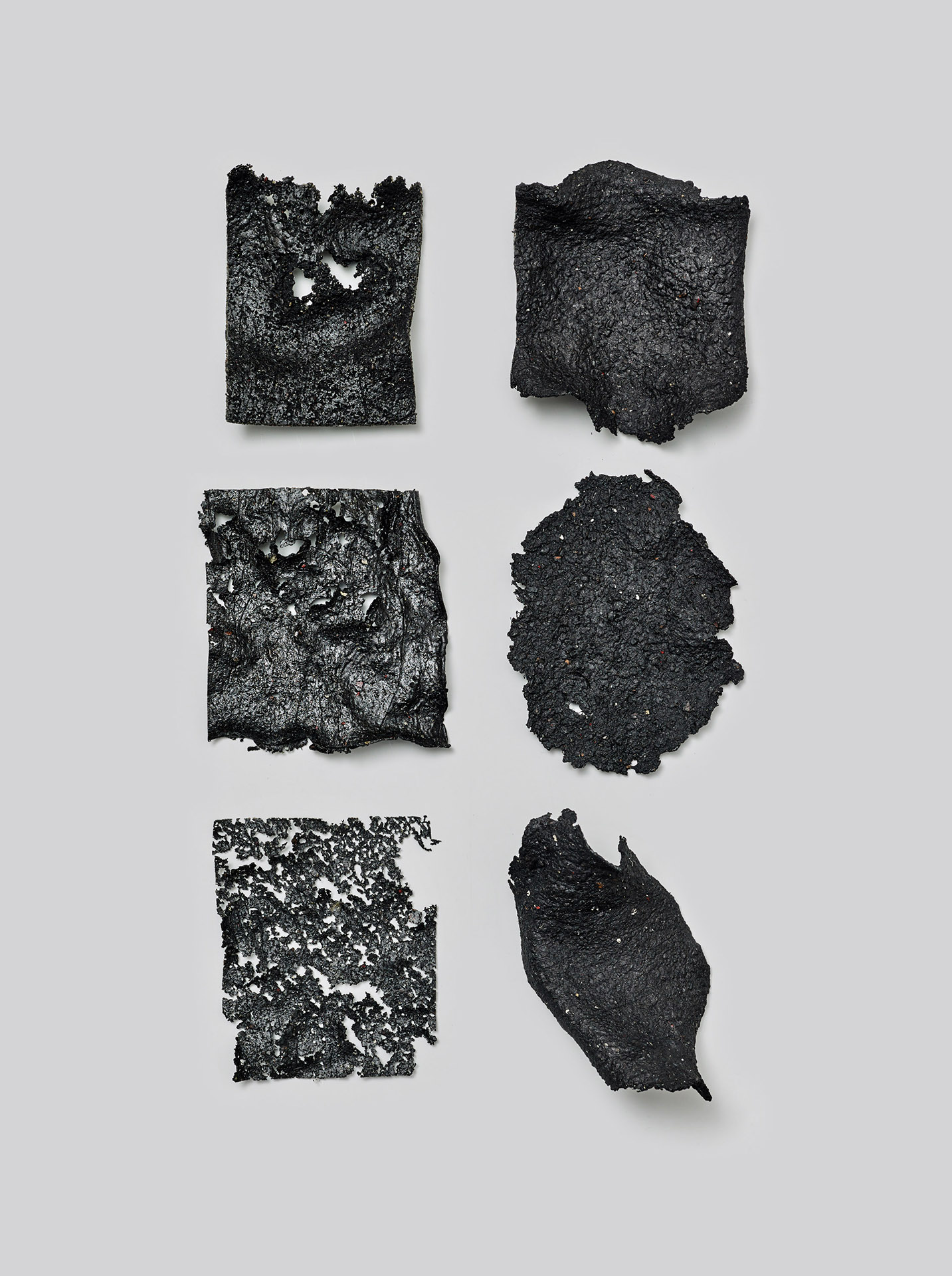 experiments with leather waste and bio-plastics