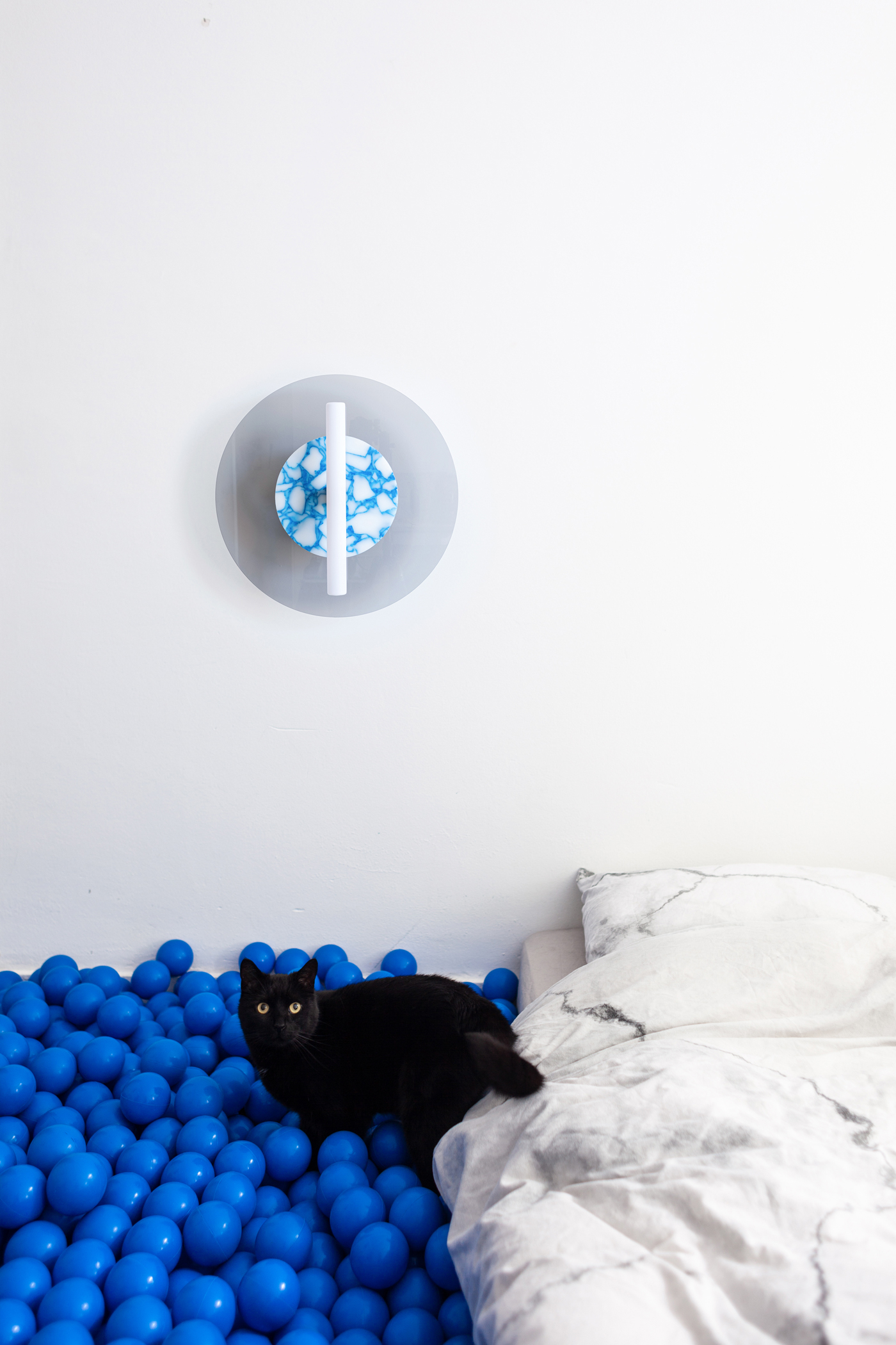Circular Wall Lamp - At photographer Roza Schous