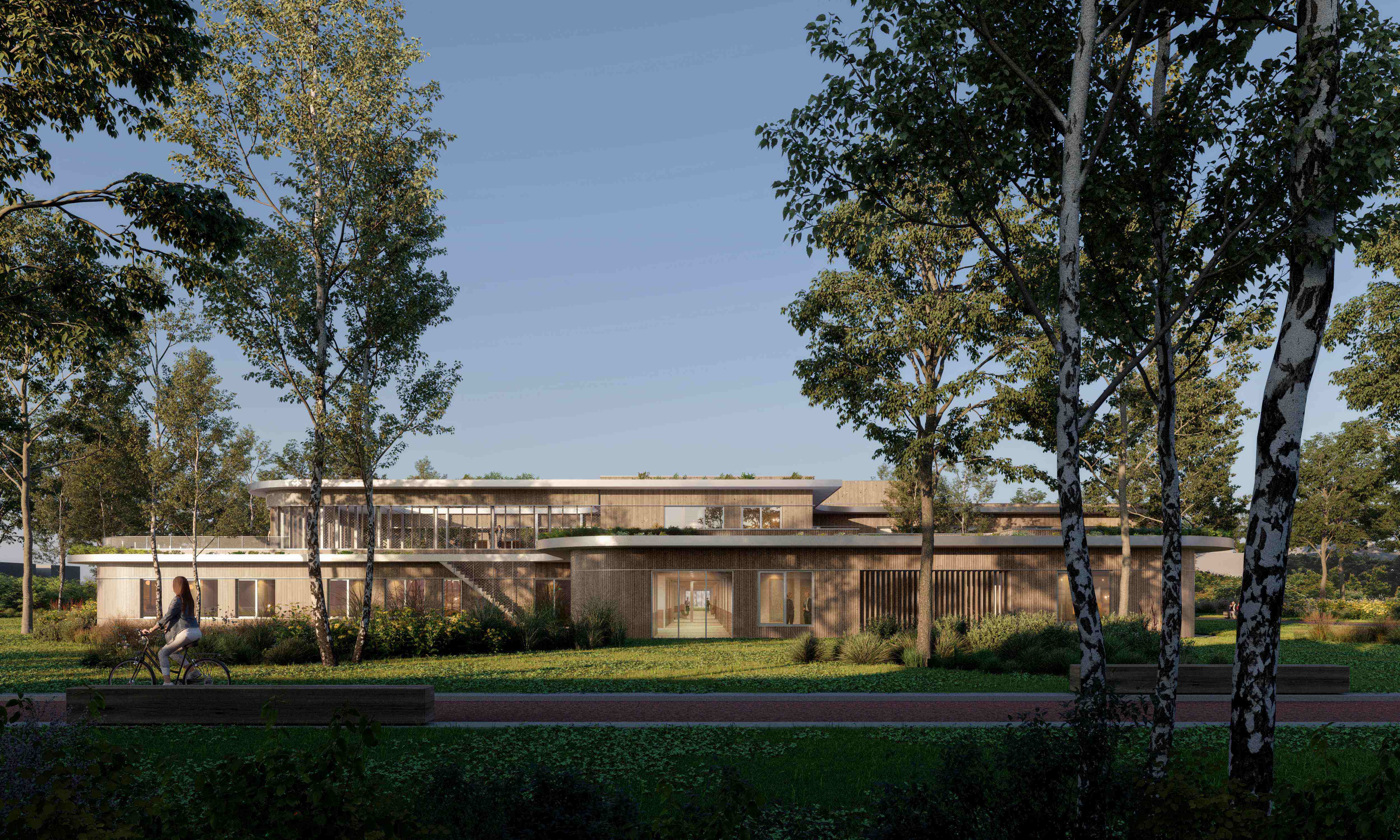 A pavilion in the landscape