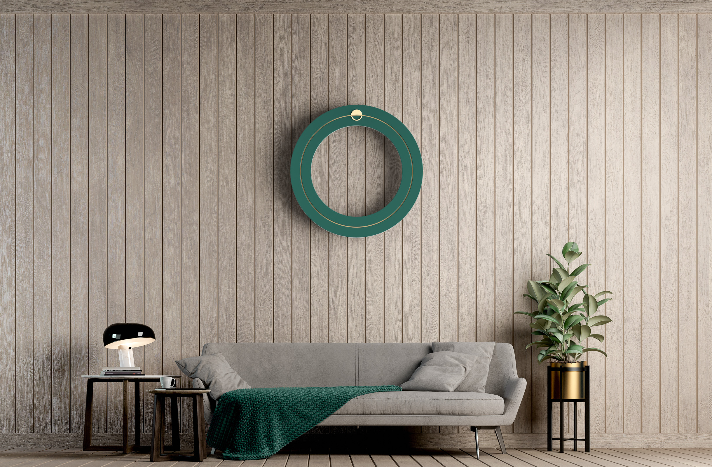 Big clock in interior