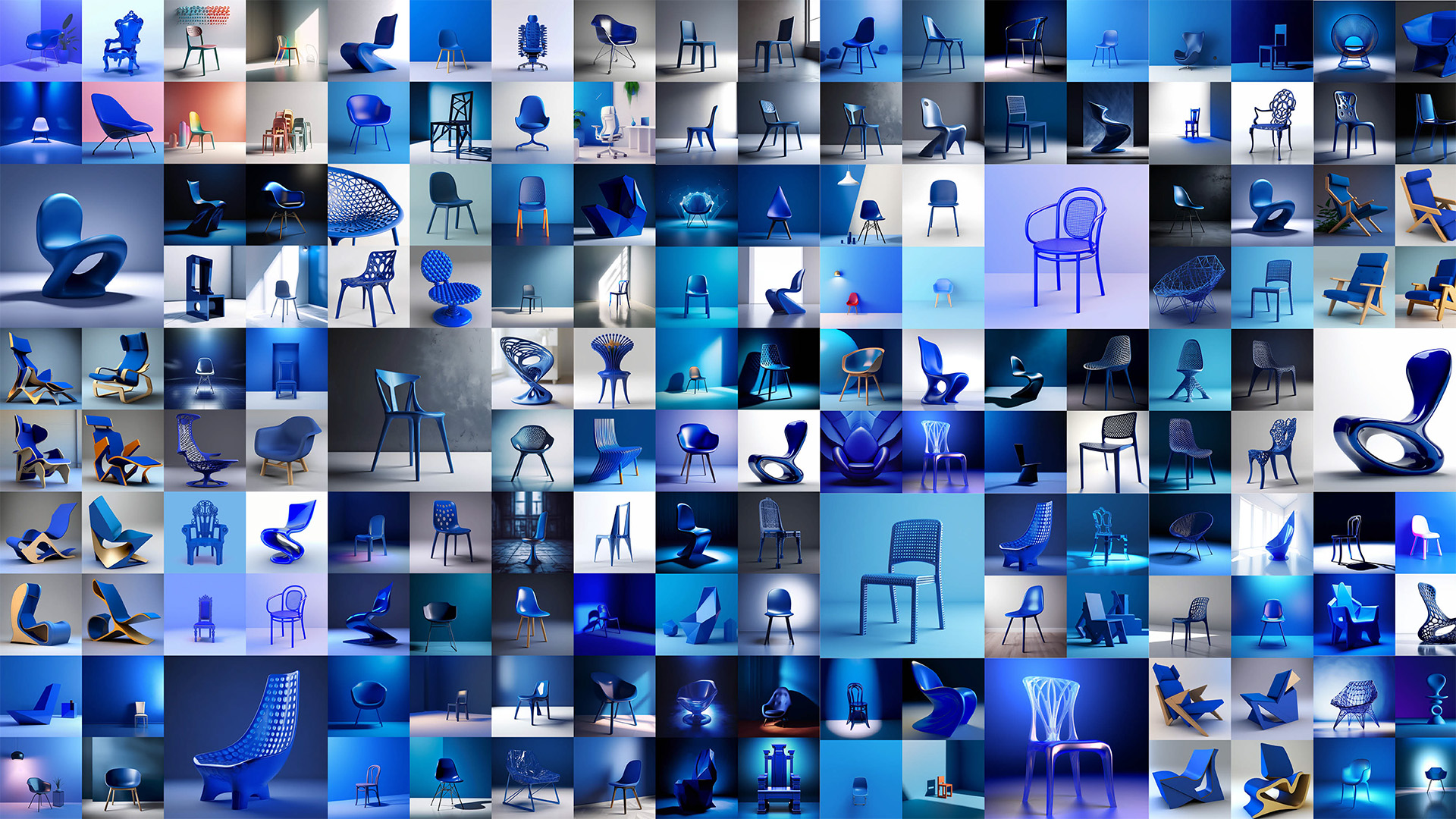 Examples from the 500 chairs