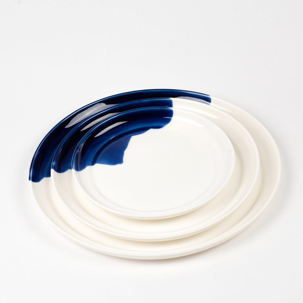 Cobalt blue plates