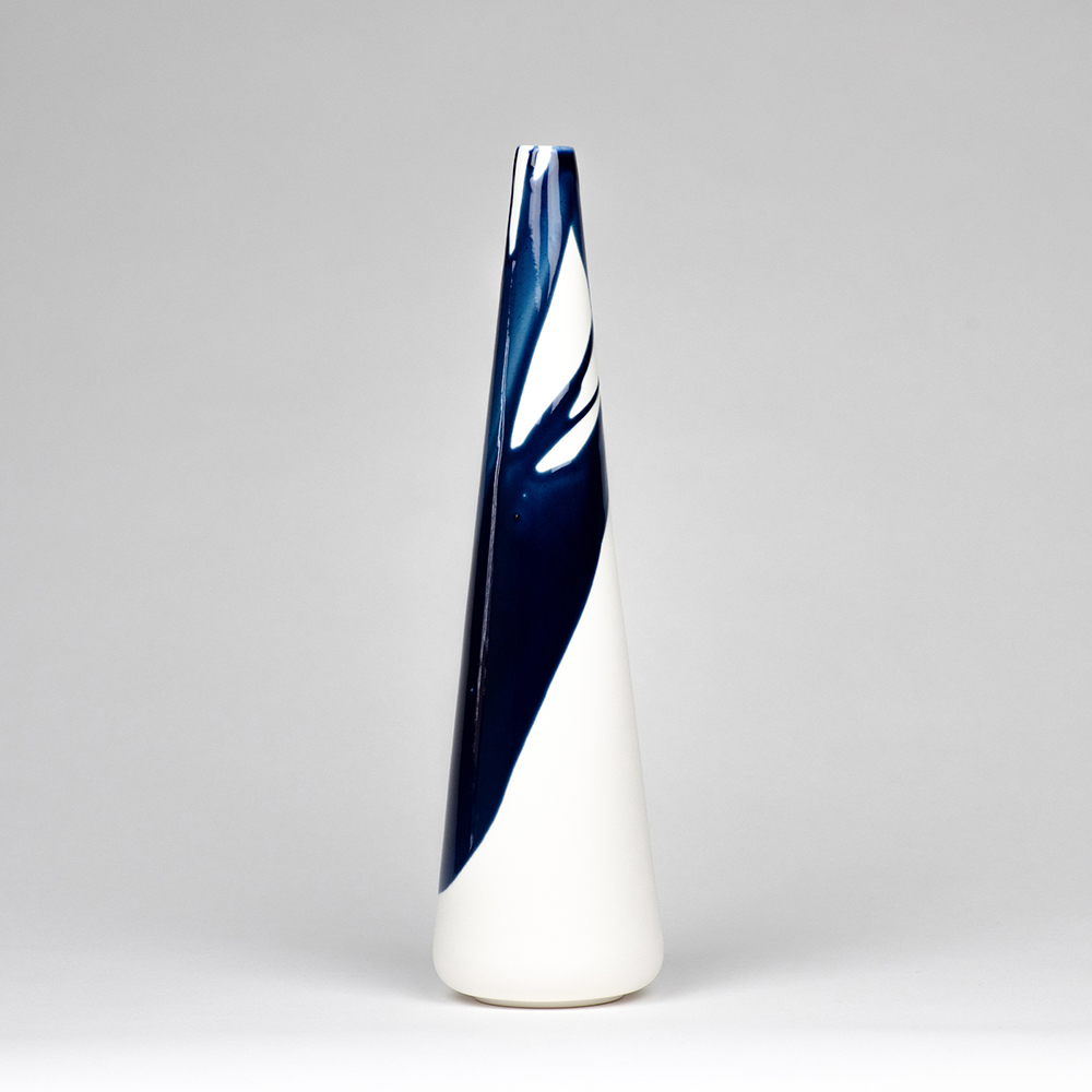 Cobalt blue vase