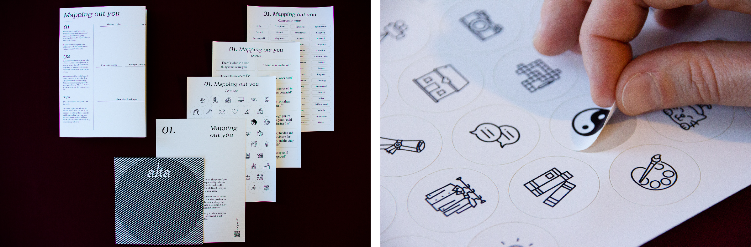 Workshop materials: the template &amp; stickers