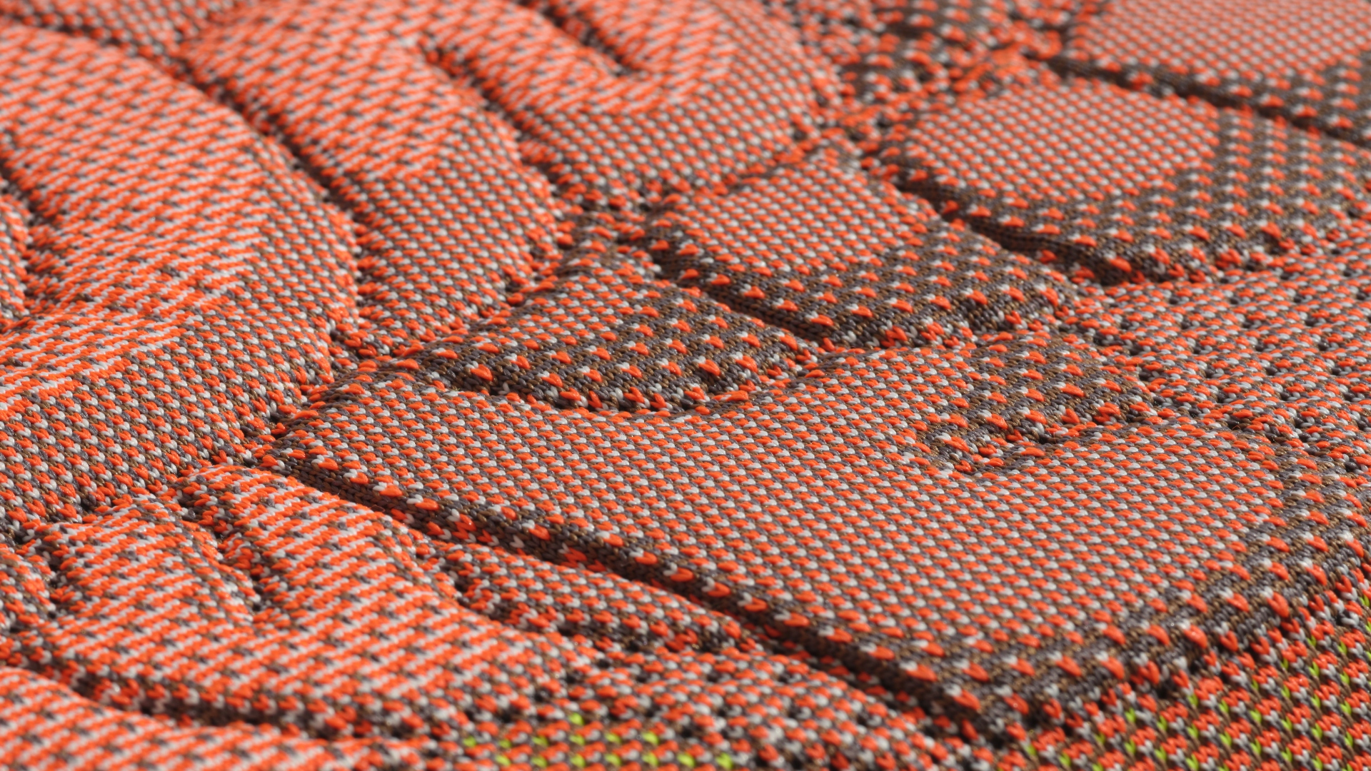 Detail of 3D knit