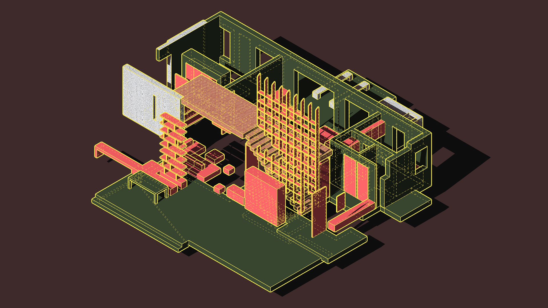 3Phase House_ Axonometric Study 2