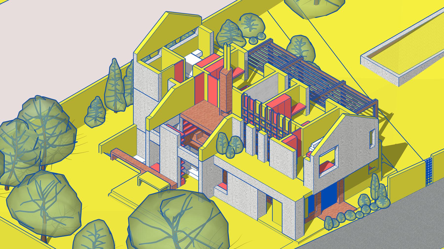 3Phase House_ Axonometric Study 1