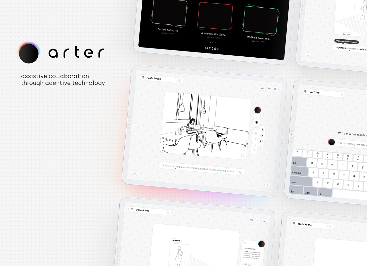 Arter - is an AI powered storyboarding tool