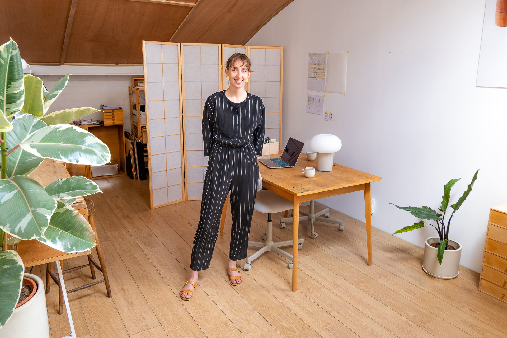 Aurore Brard, in her studio at Kade Clubhuis