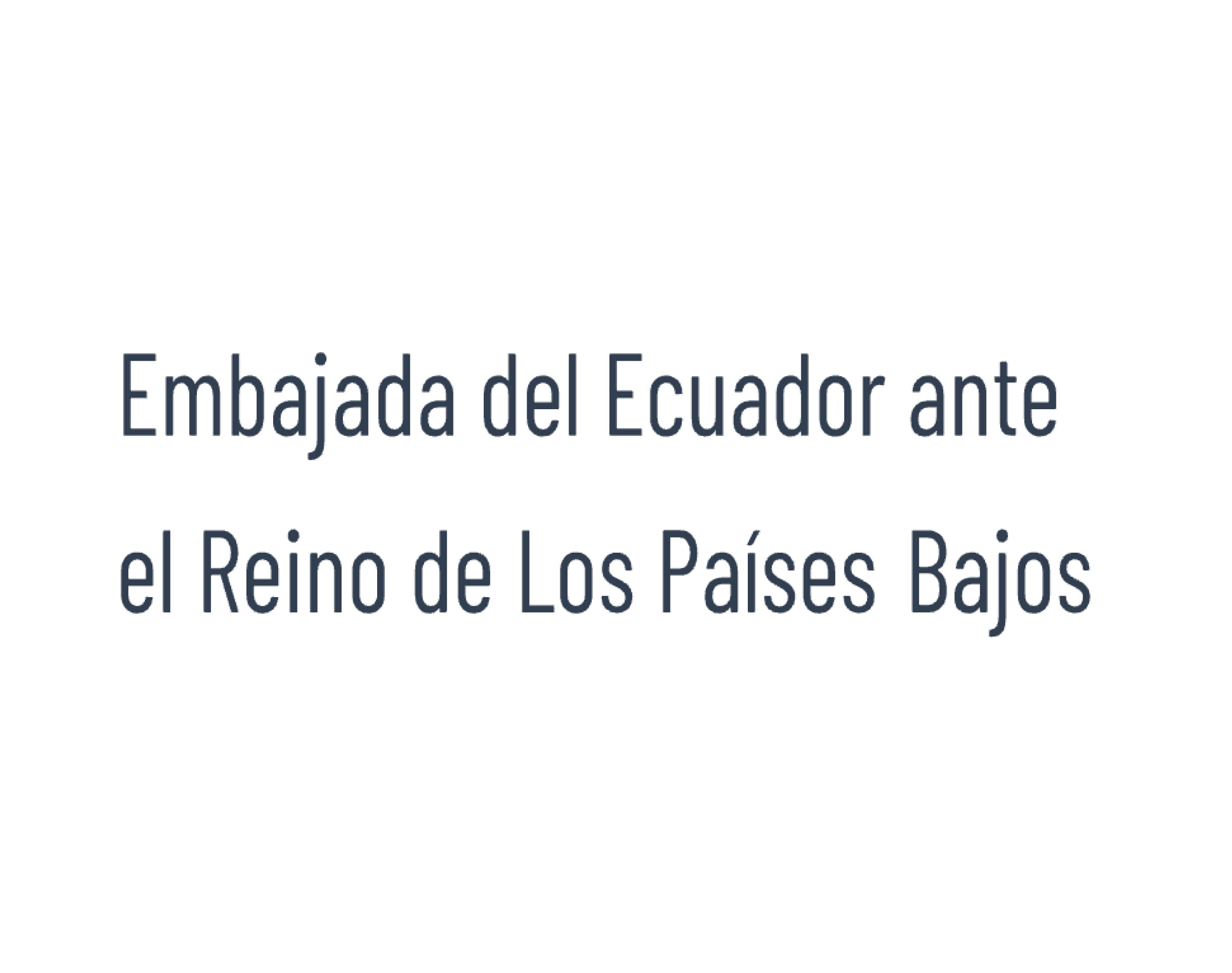Gesponsord door ECUADOR THROUGH DESIGN