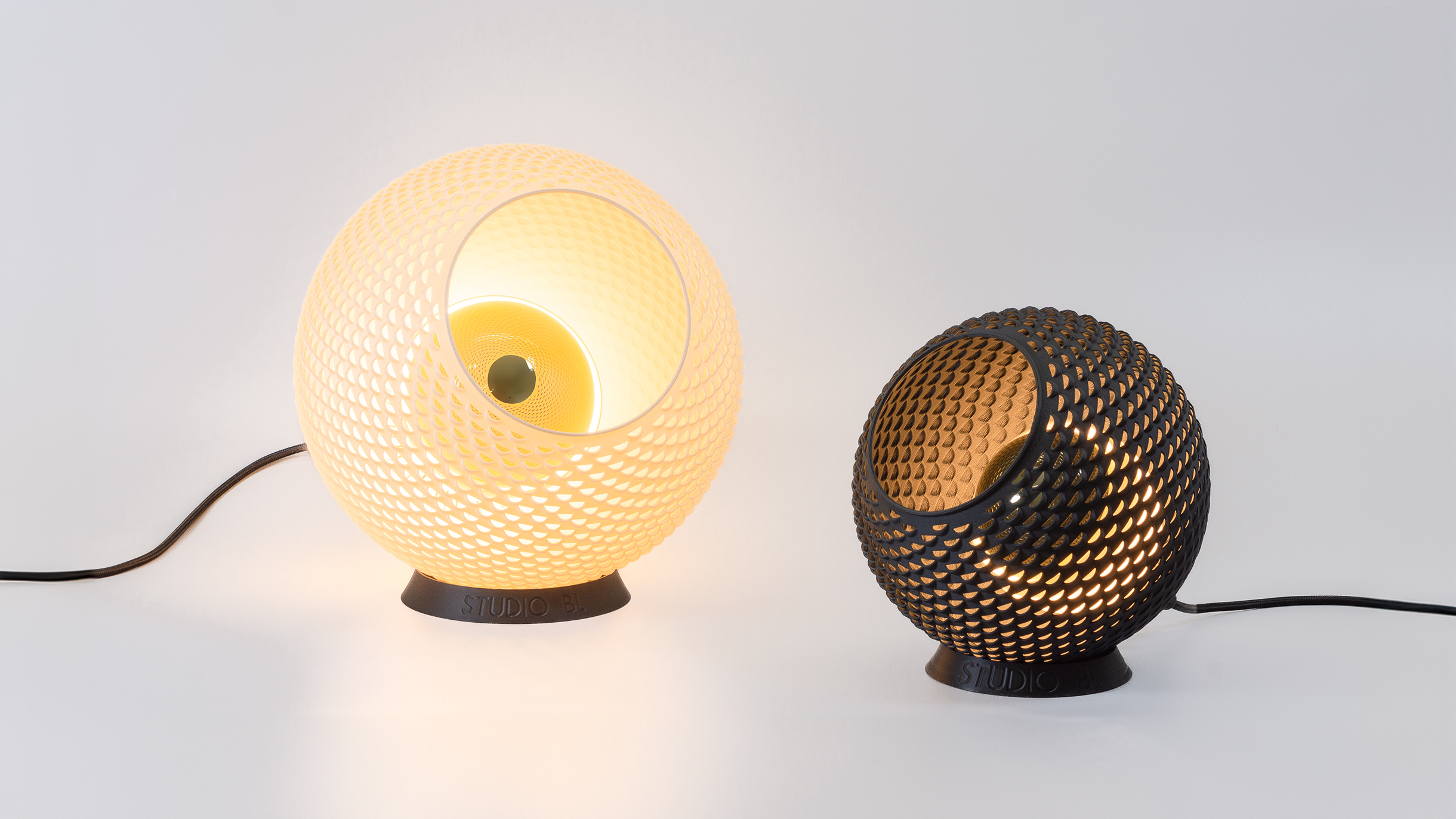 Baguio Table Lamps made from PHA by Studio BL