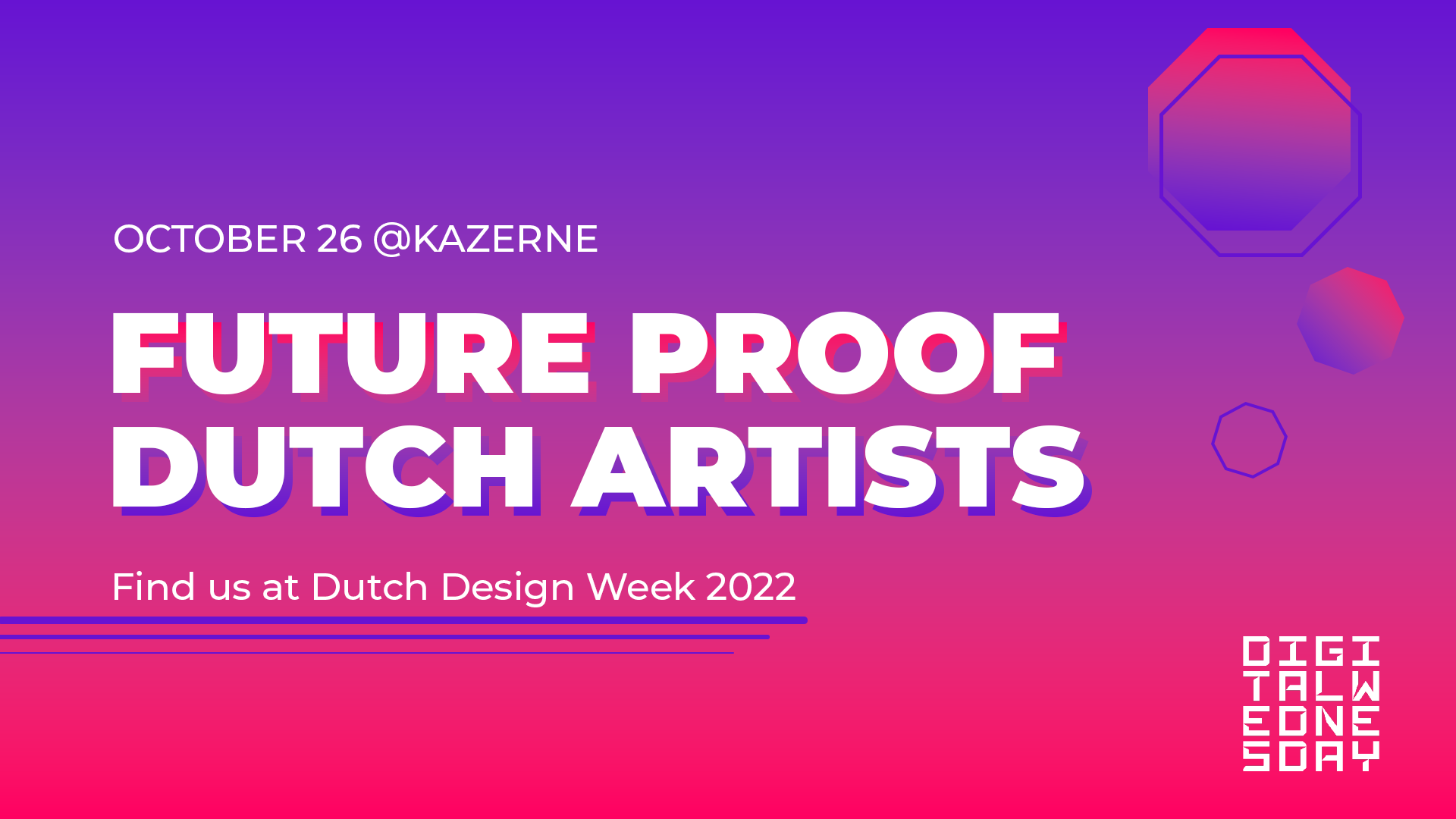 Digital Wednesday - Future Proof Dutch Artists