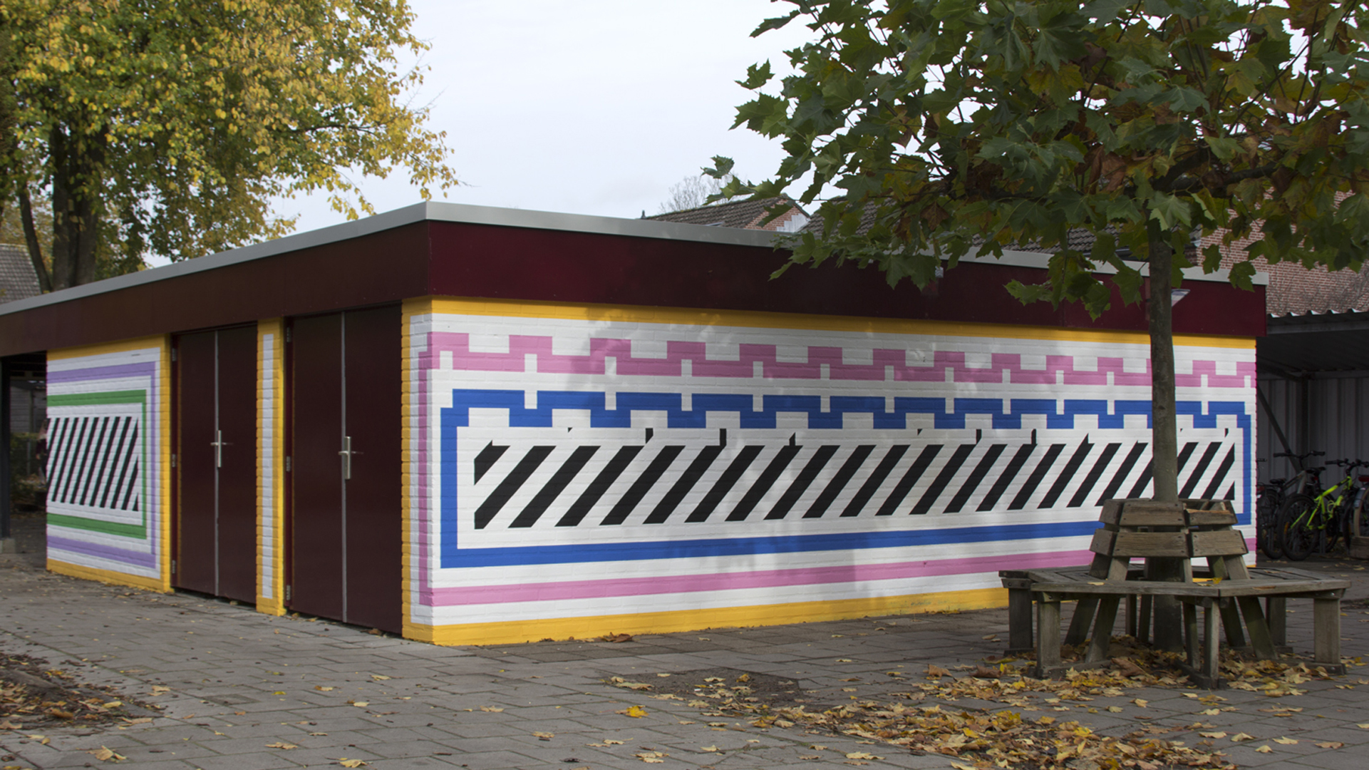 wallpainting elementary school de Korf