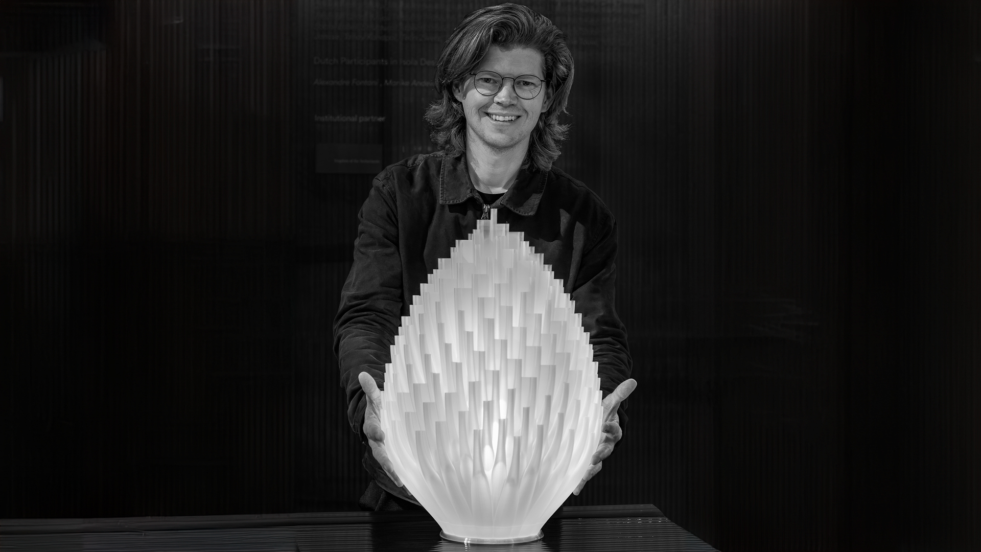 Bastiaan Luijk with Fibonacci Coral Lamp