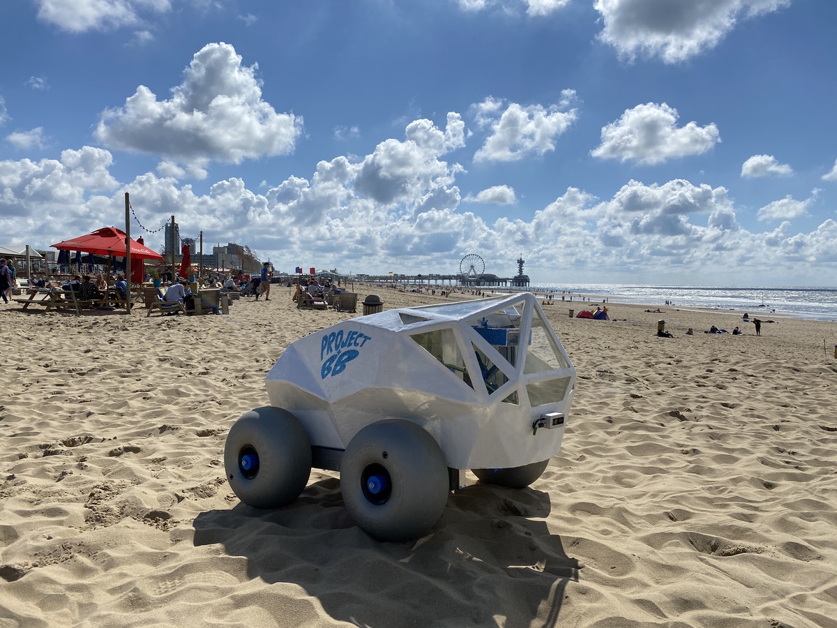 First demo on the beach