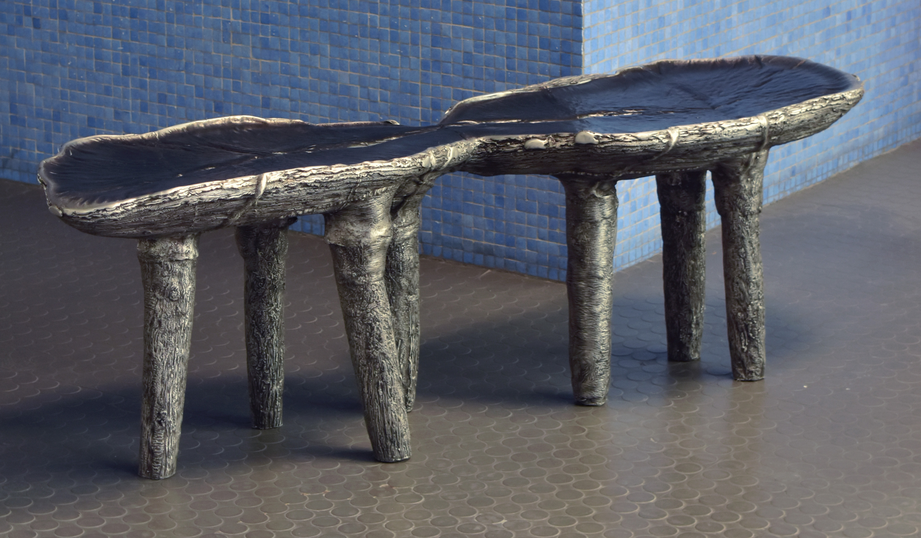 Growth - aluminium bench _ Benjamin Motoc