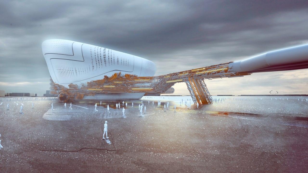 BERLIN HYPERLOOP STATION, A. Khaeez