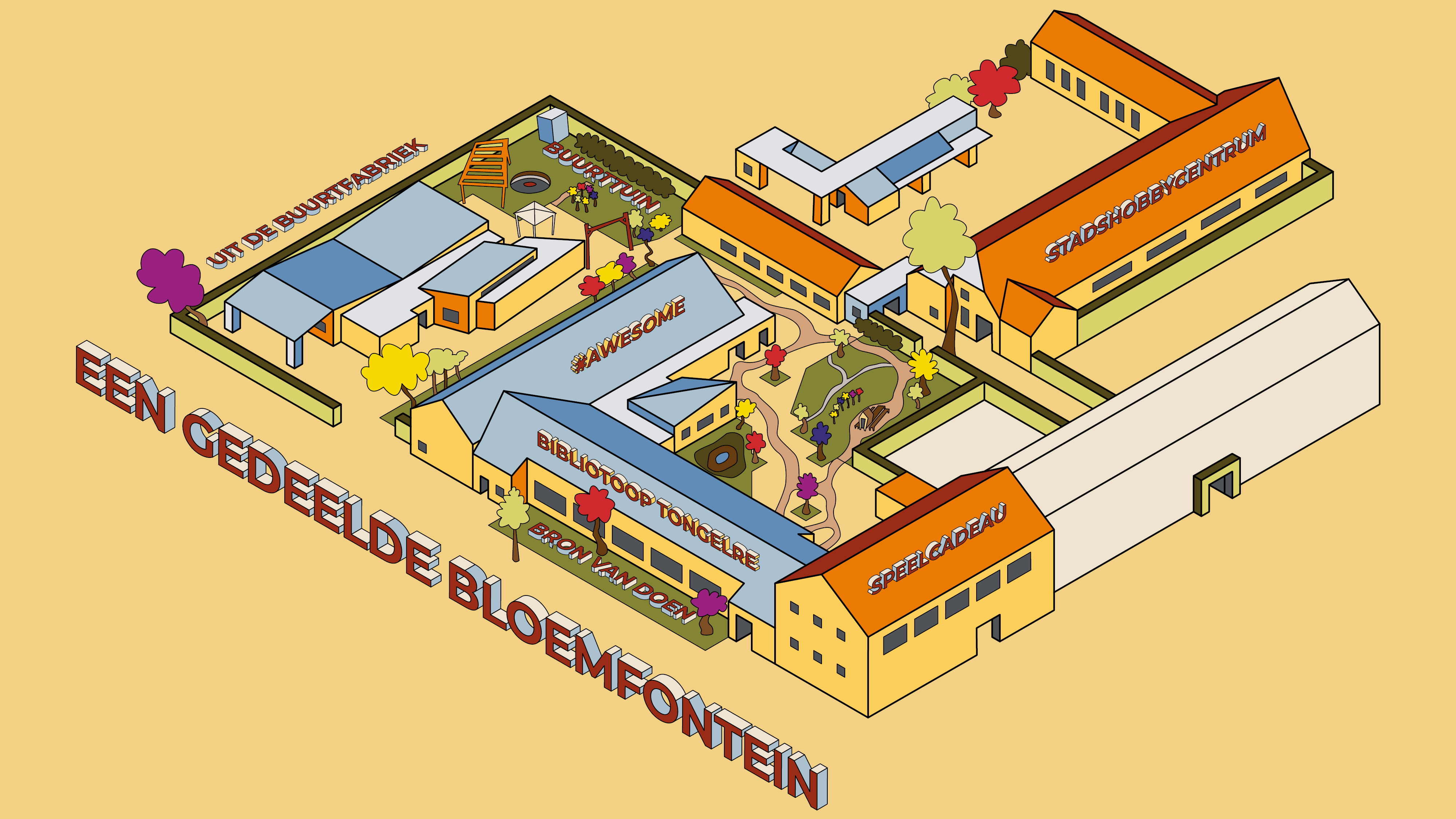Een gedeelde Bloemfontein (illustration)