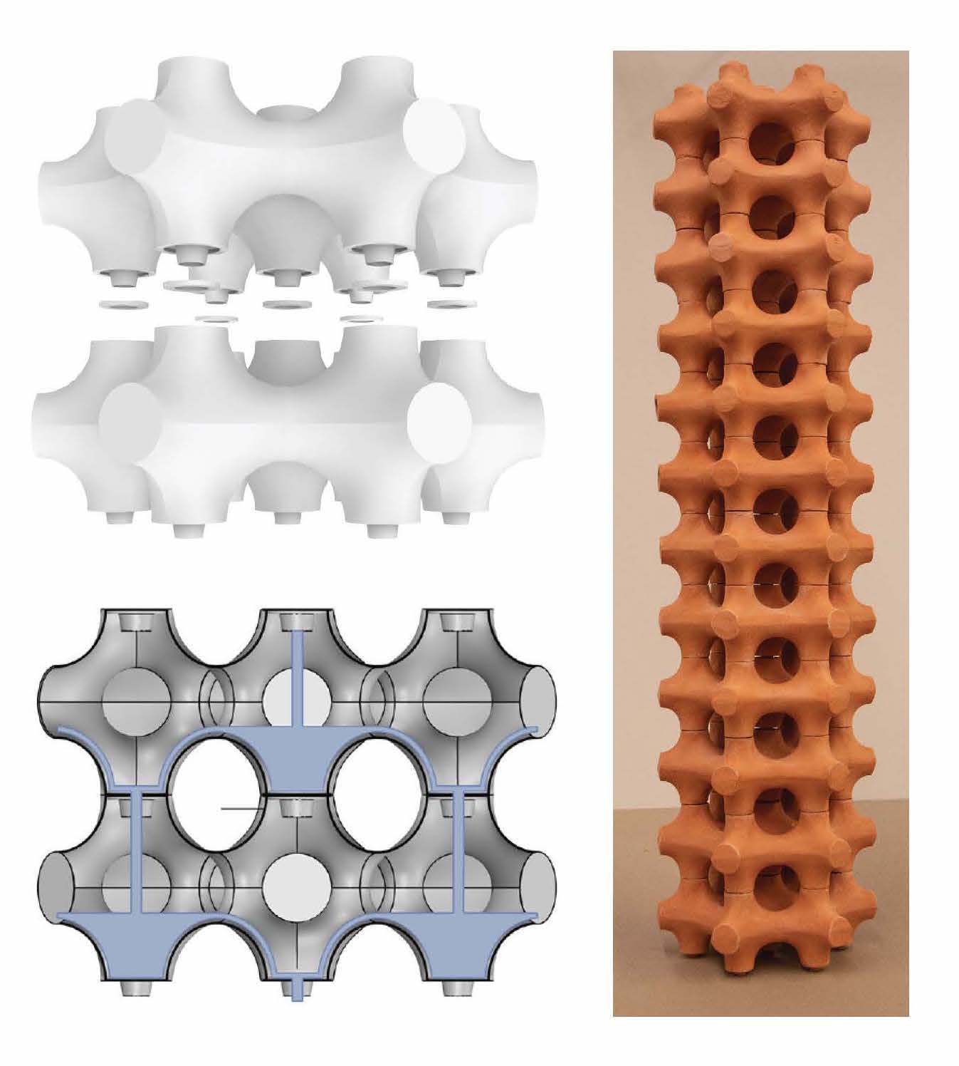 TerraCool tower iteration and module assembly