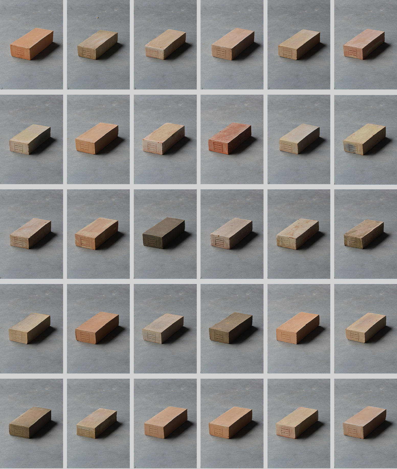 Bricks from Barendrecht, Waddinxveen&amp;Schiphol soil