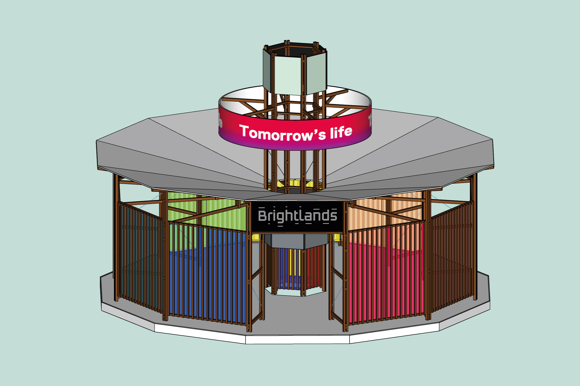 Tomorrow's life (pavilion sketch, stay tuned!)