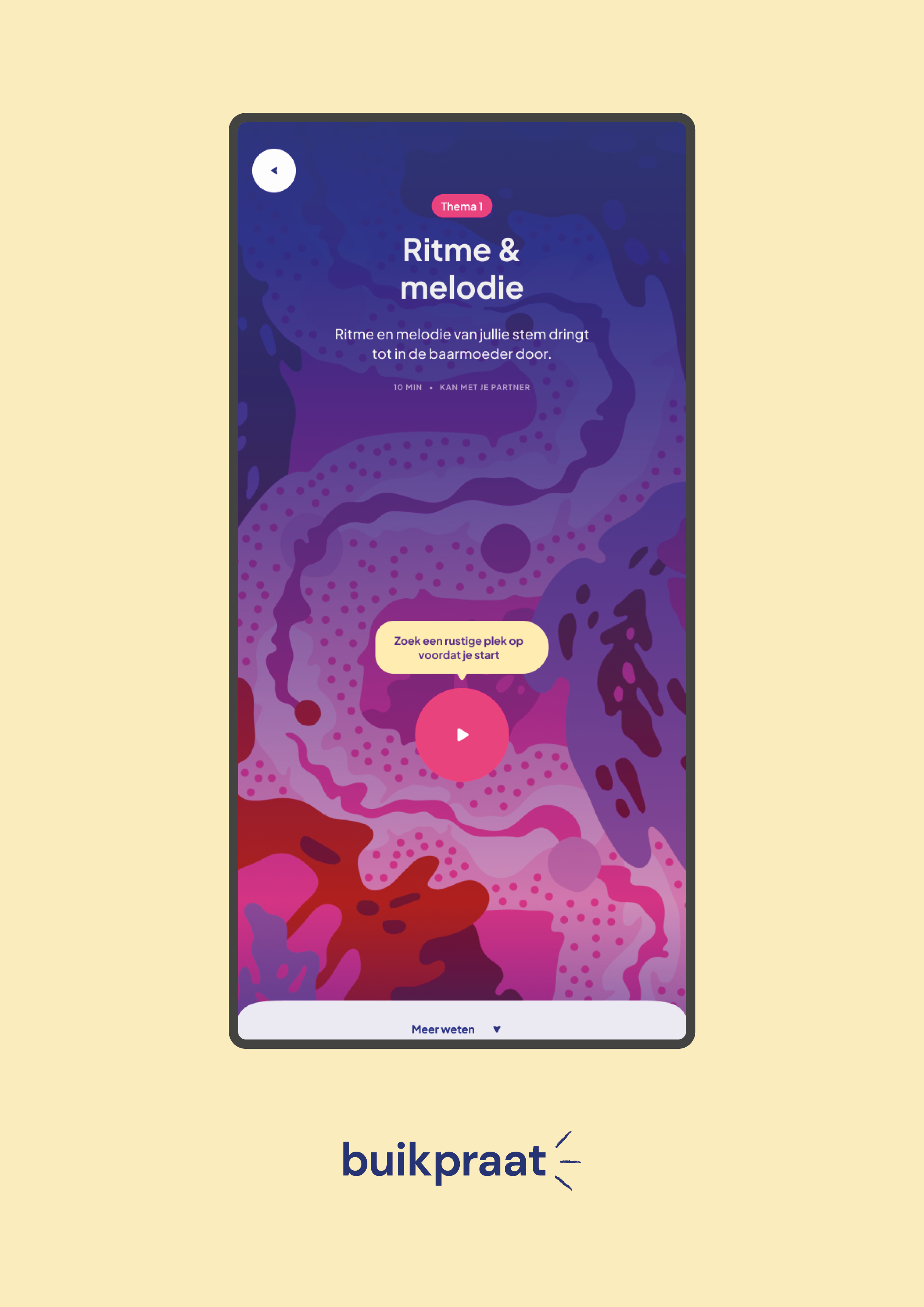 Buikpraat Application