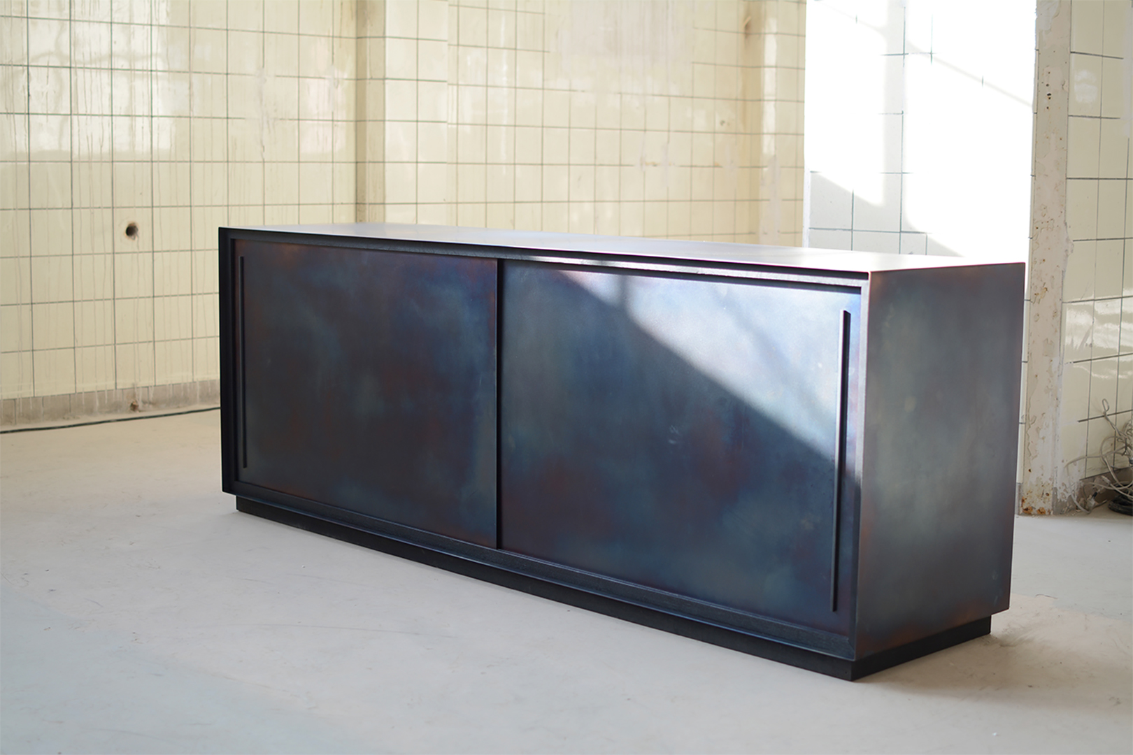 Burned dresser