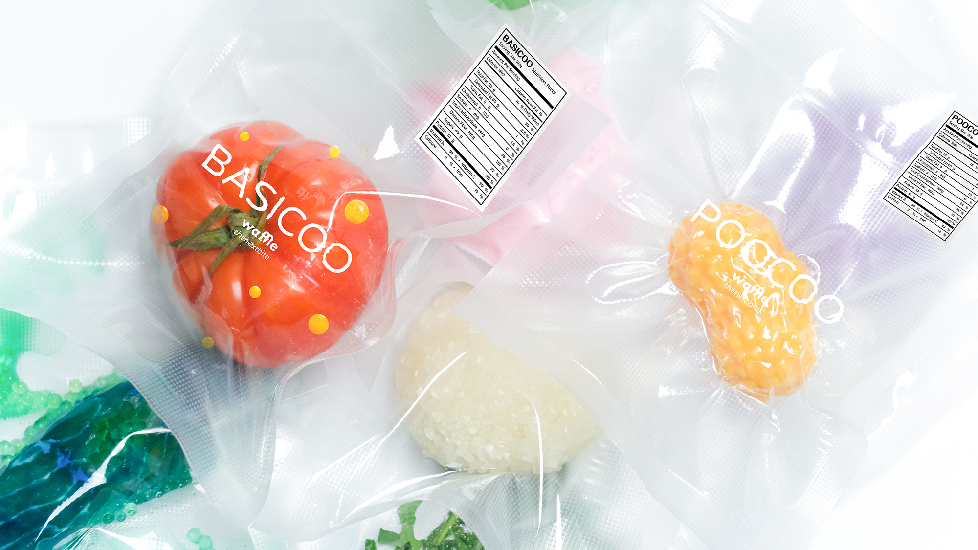 BASICOO &amp; POOCOO package with label
