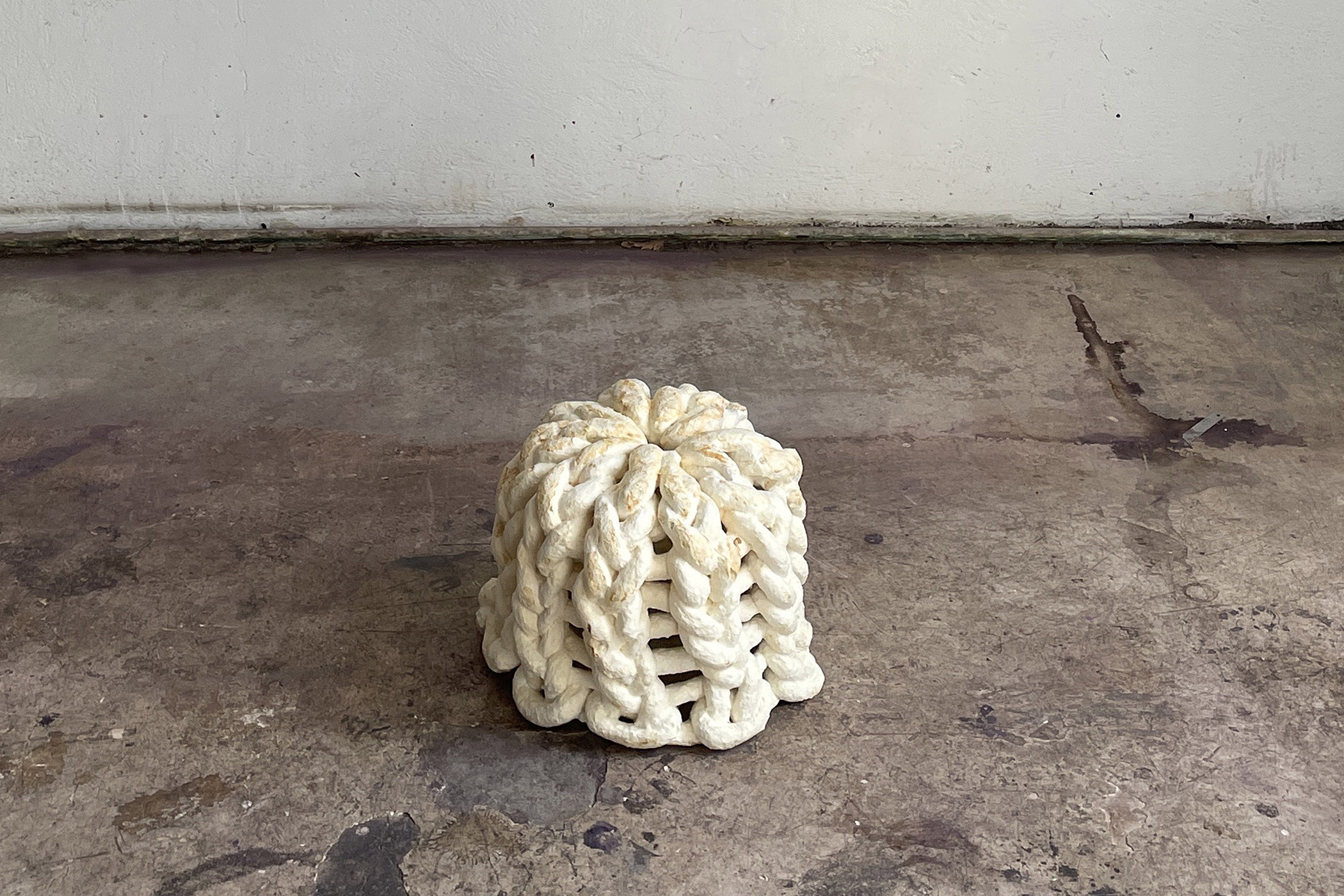 Solidified Knitted mycelium