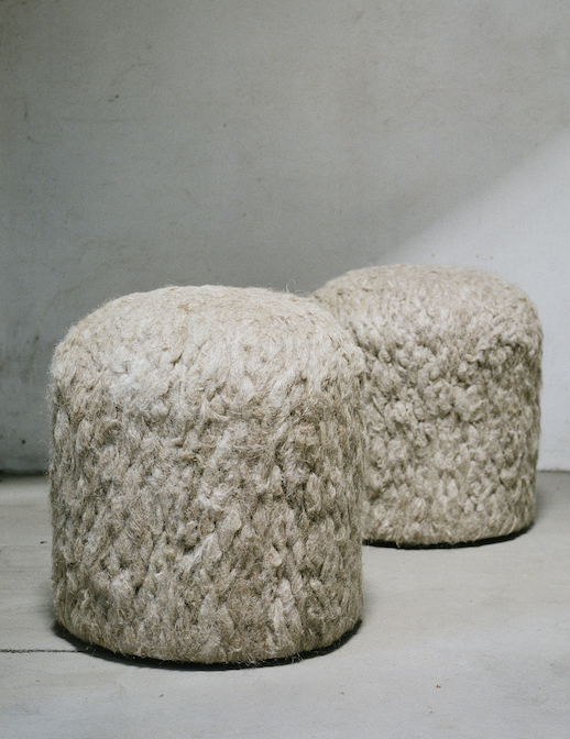 Flax Ottoman