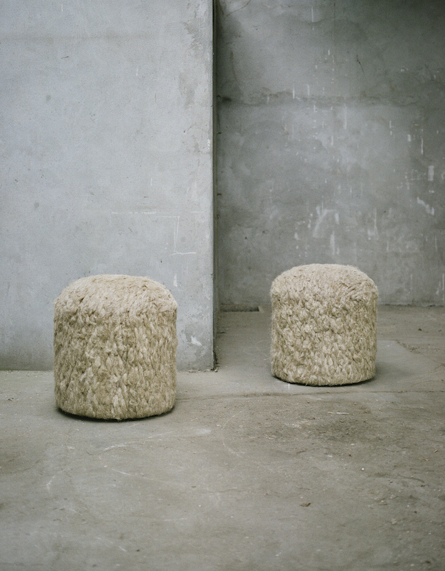 Flax Ottoman
