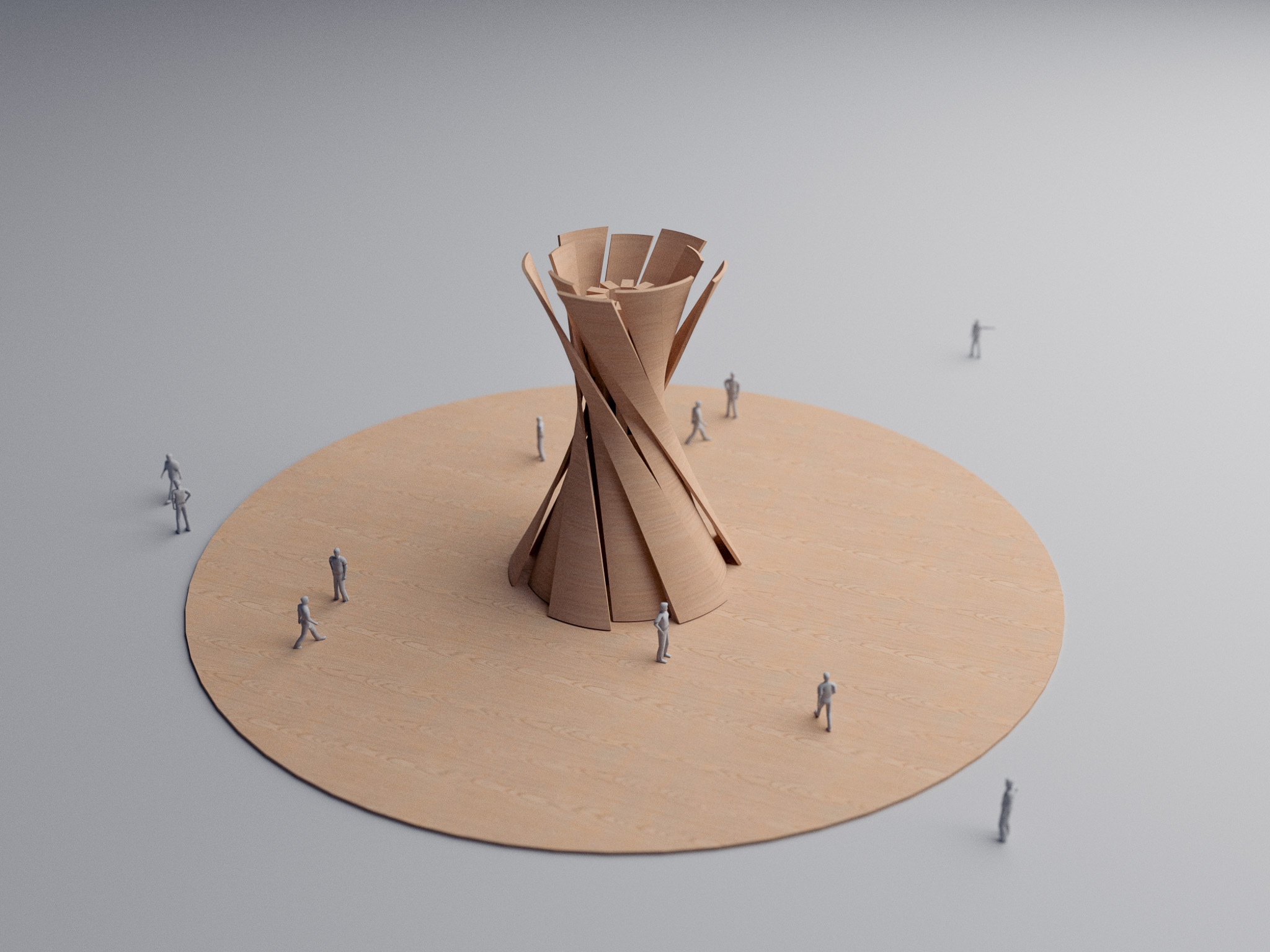 AquaTerra Oasis tower: Model