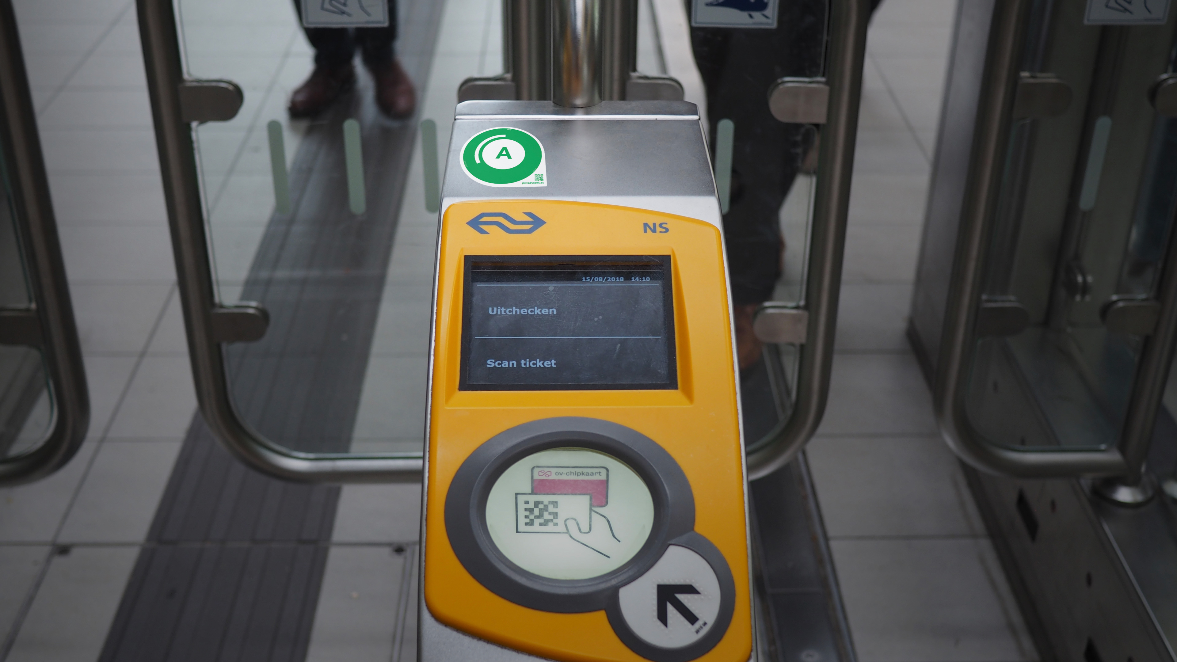Privacy Label applied - train station