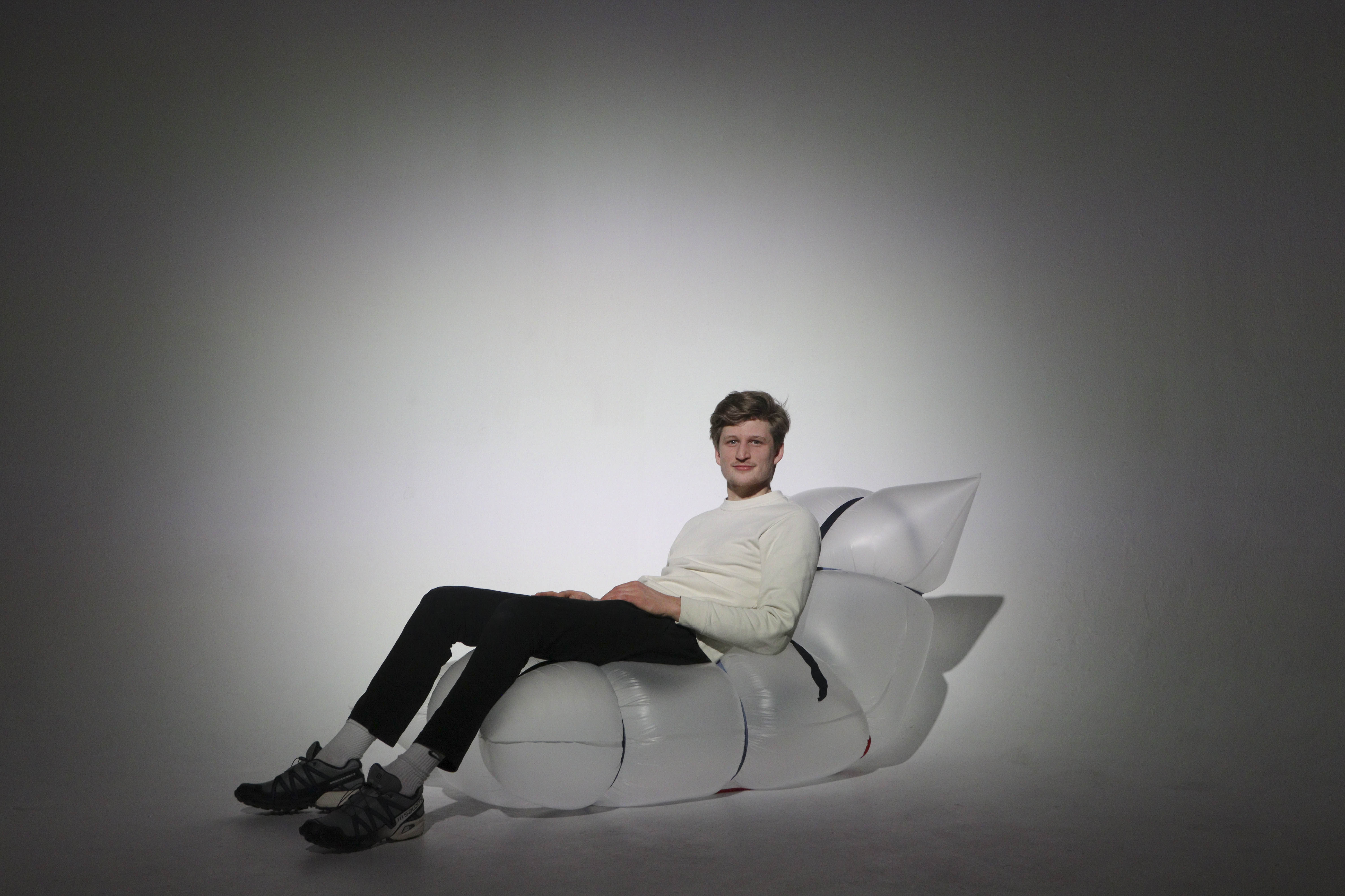 helium chair sitting