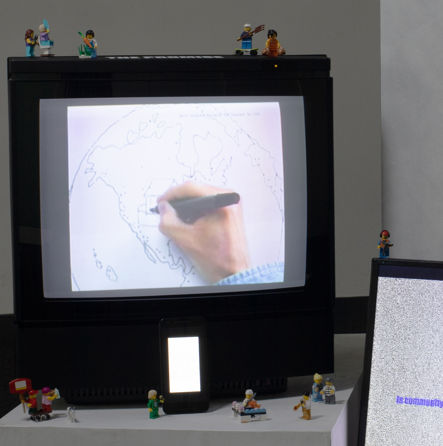 close up of still life installation