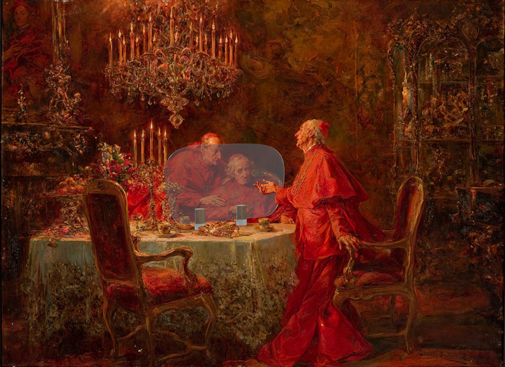Three prelates by Juan Pablo Salinas