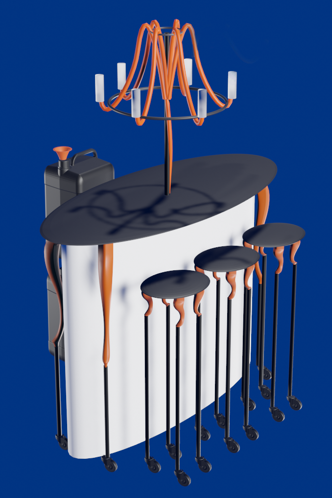 Biogas Chandlier Bar