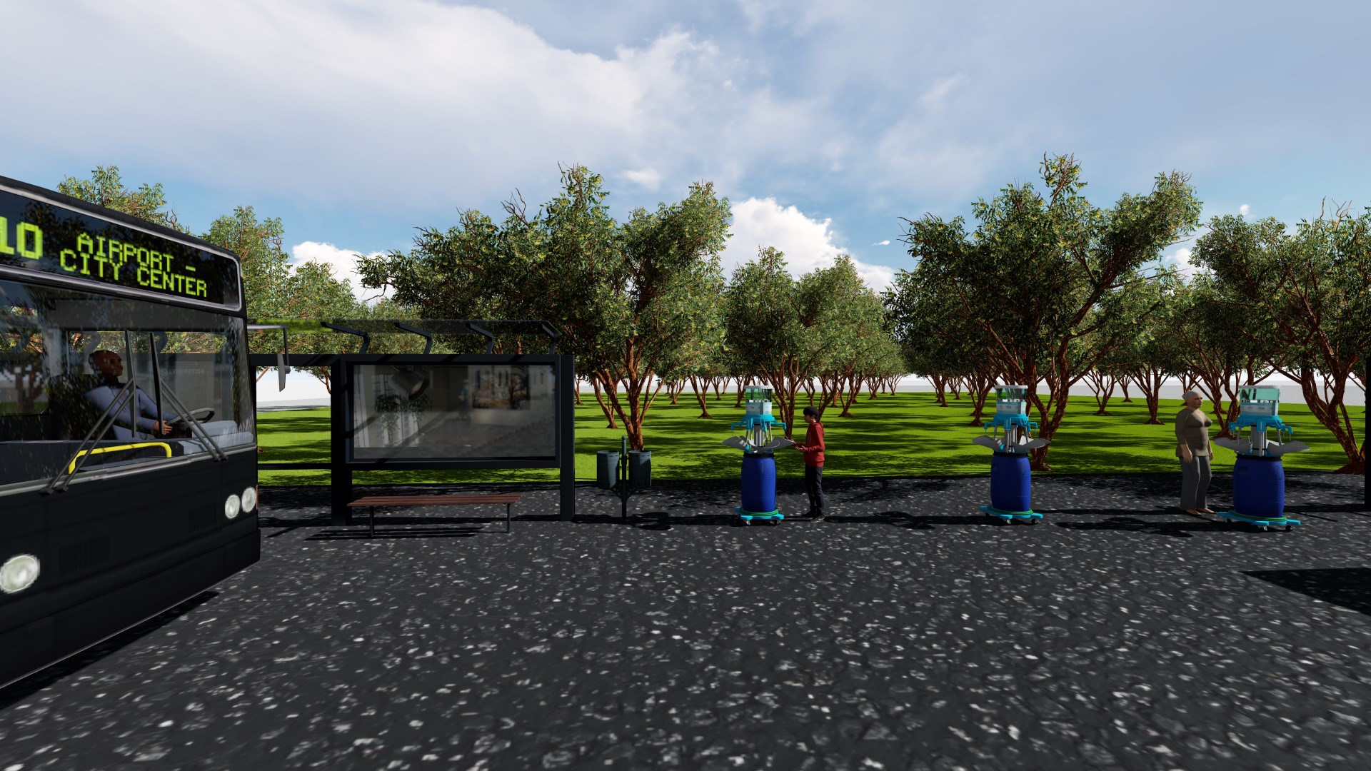 Qenqo will be implemented in bus stations.
