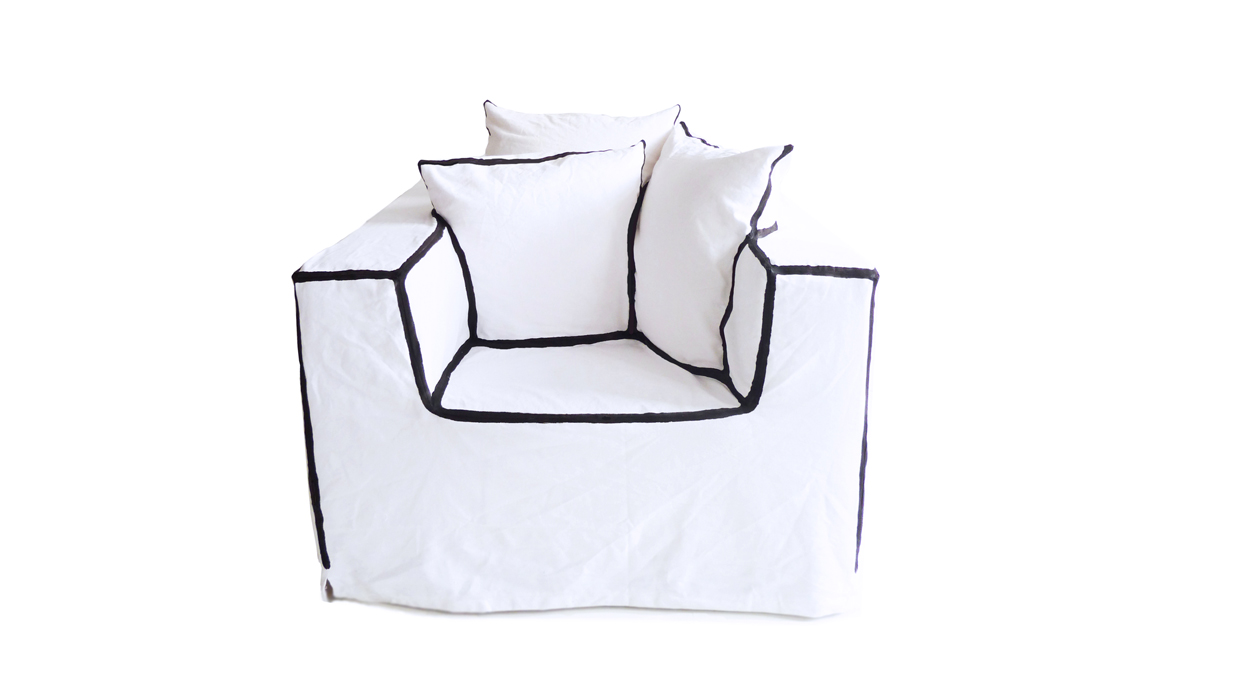 Couch on Canvas Armchair 