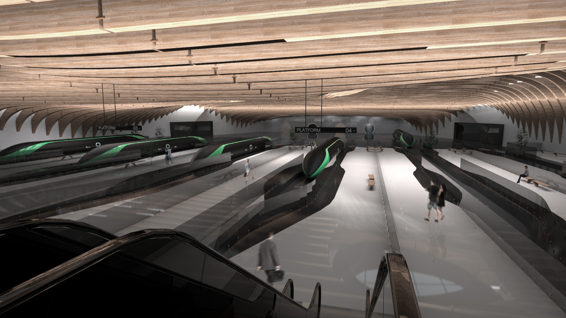Hyperloop Station (upper platform)
