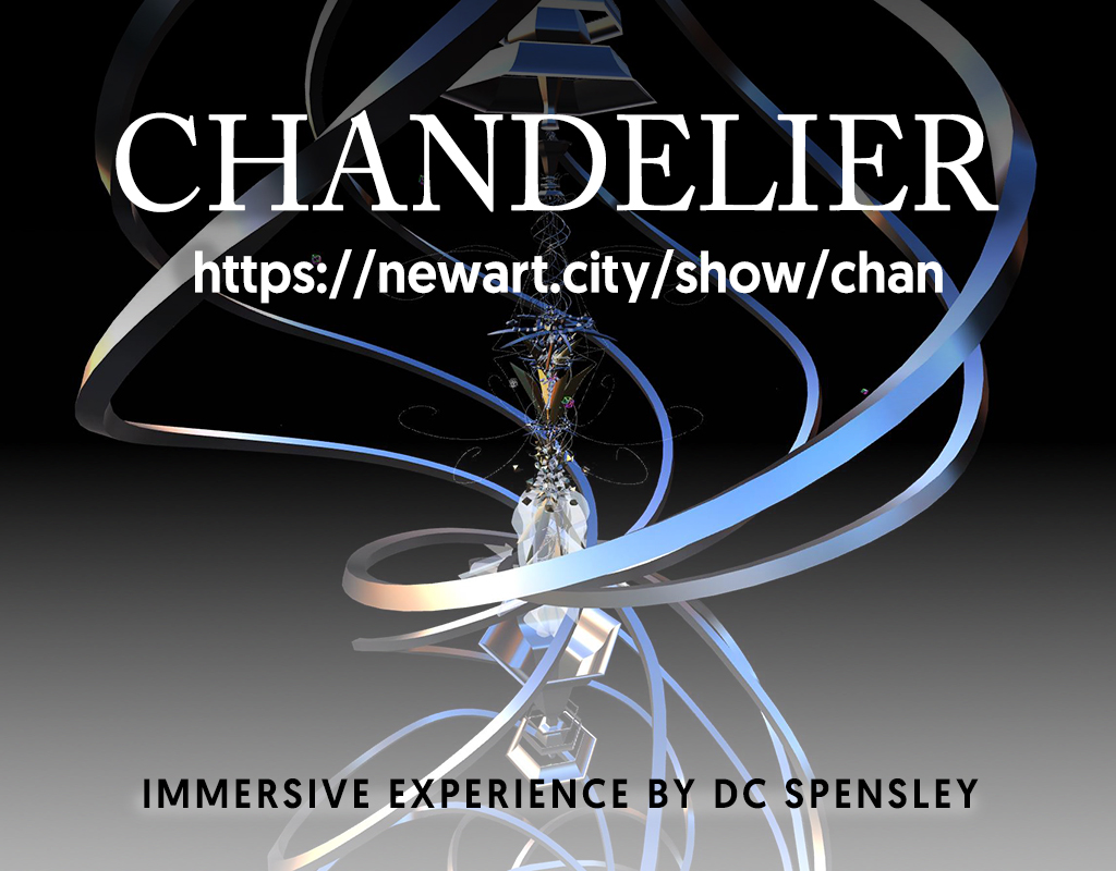 'Chandelier' by DC Spensley (in WebXR)