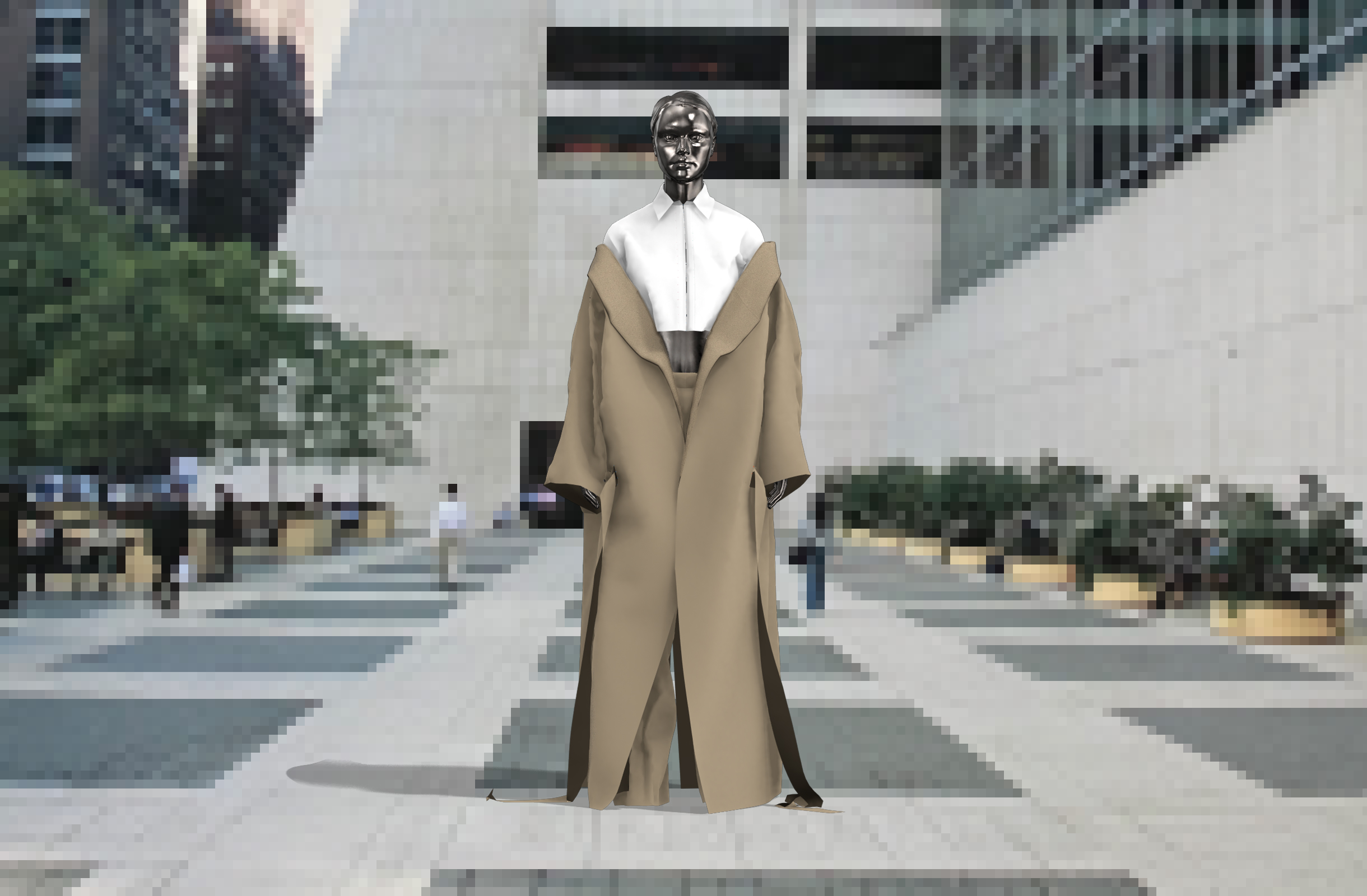 Digital doubles - Look 5