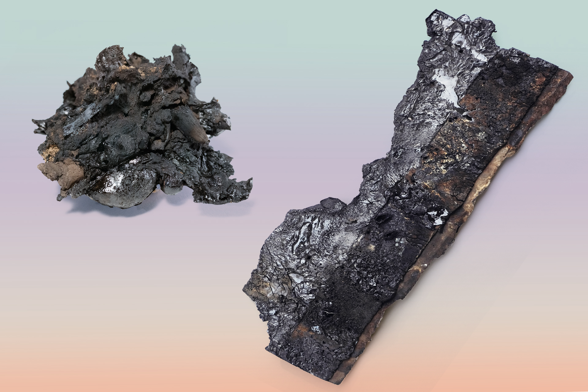 2020, mixed media, 73 ×24 × 4cm &amp; 13 × 12 × 4.8 cm