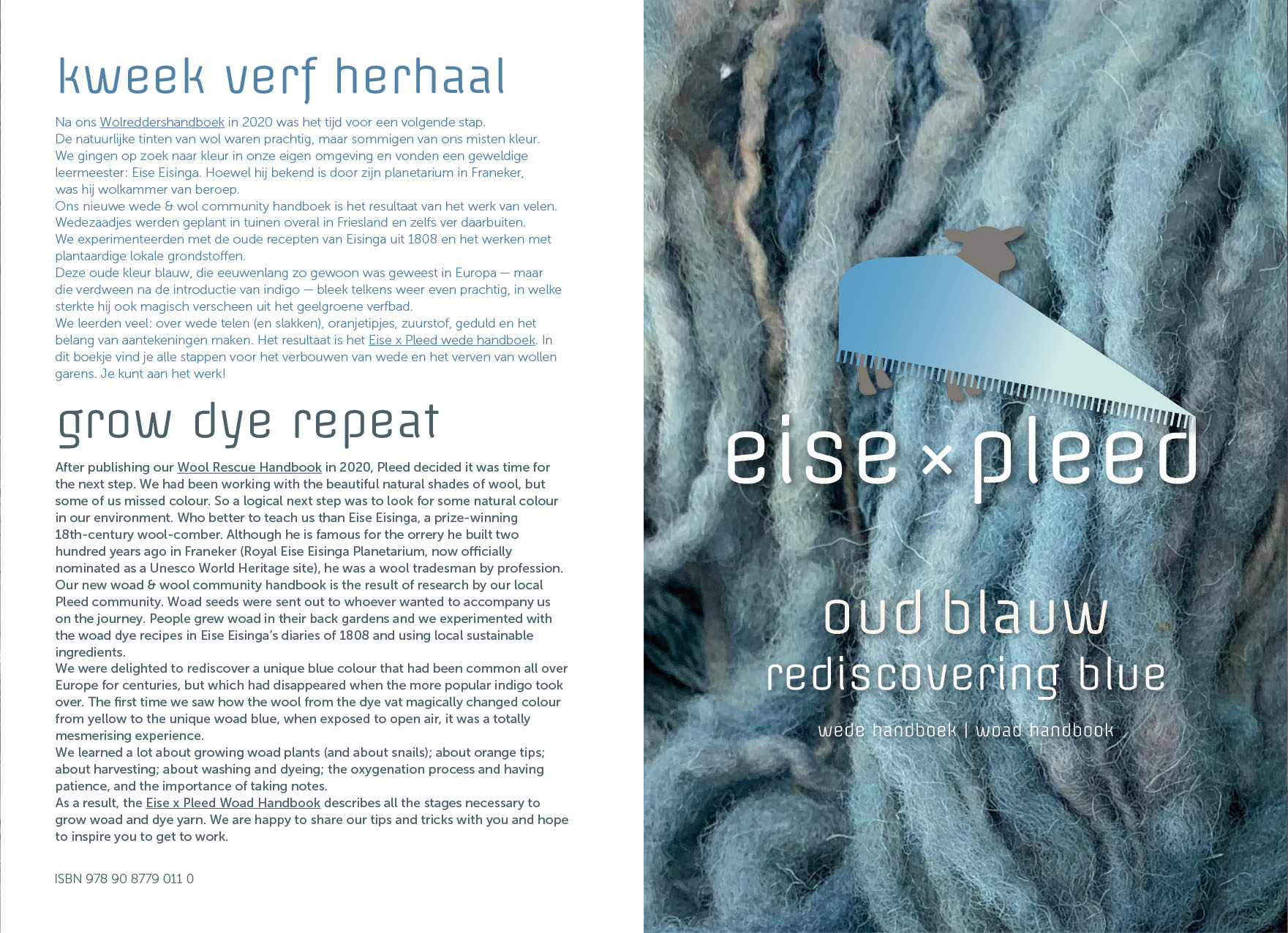 Eise X Pleed wede handboek | woad handbook