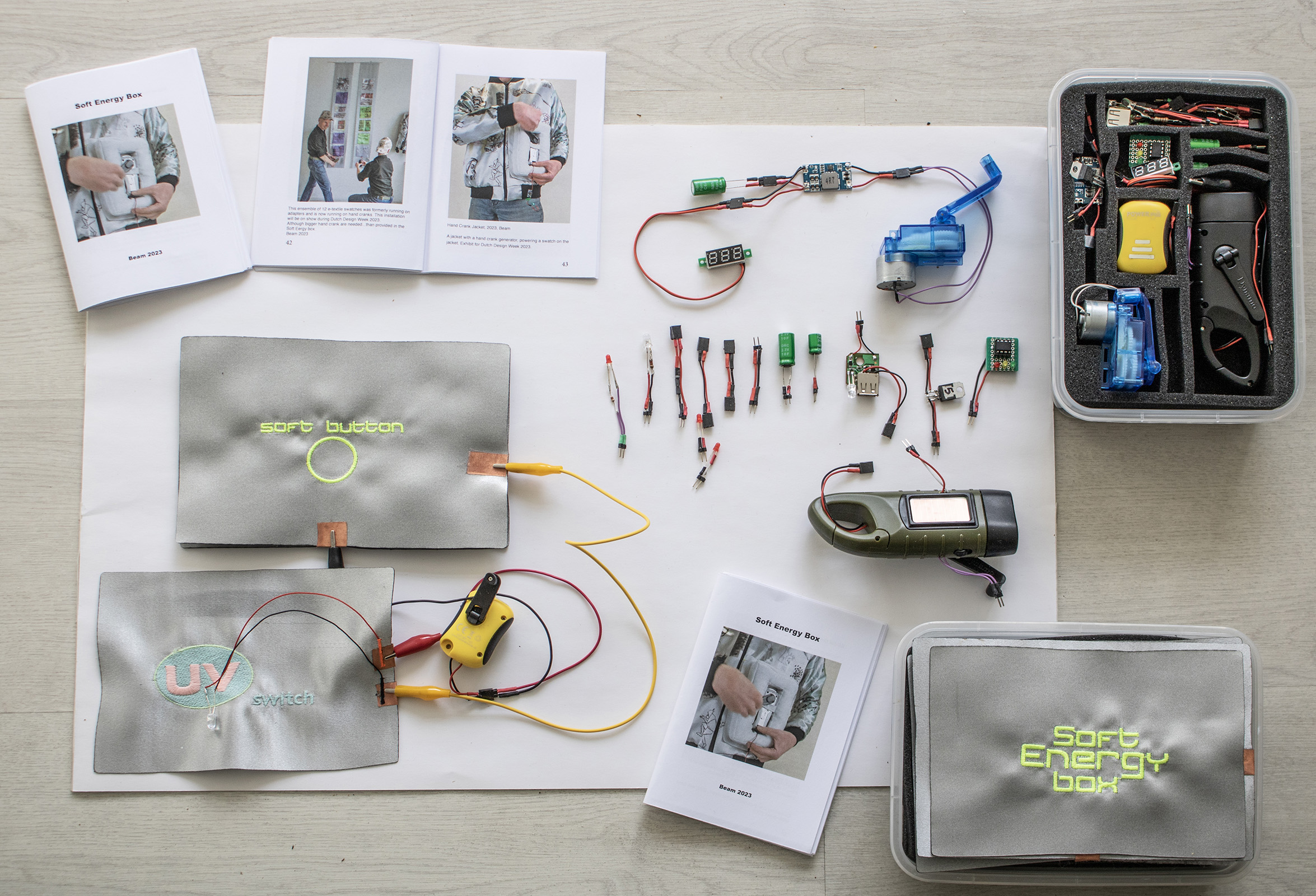 Soft Energy Box, booklet, components